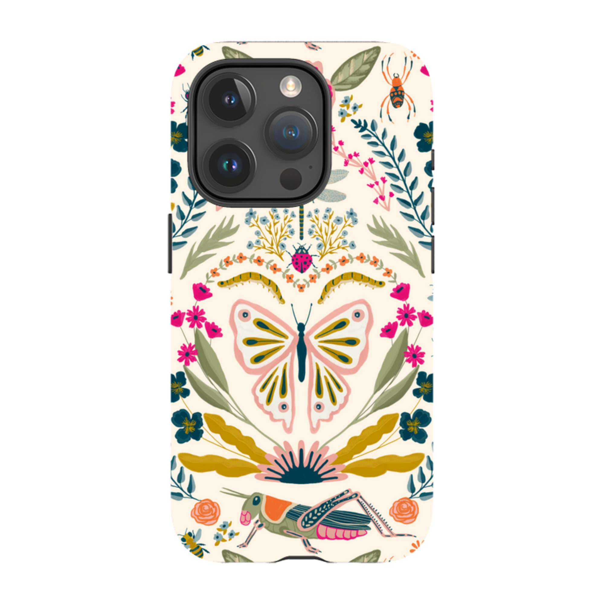iPhone Case - Butterfly Floral By Abby Jacobs