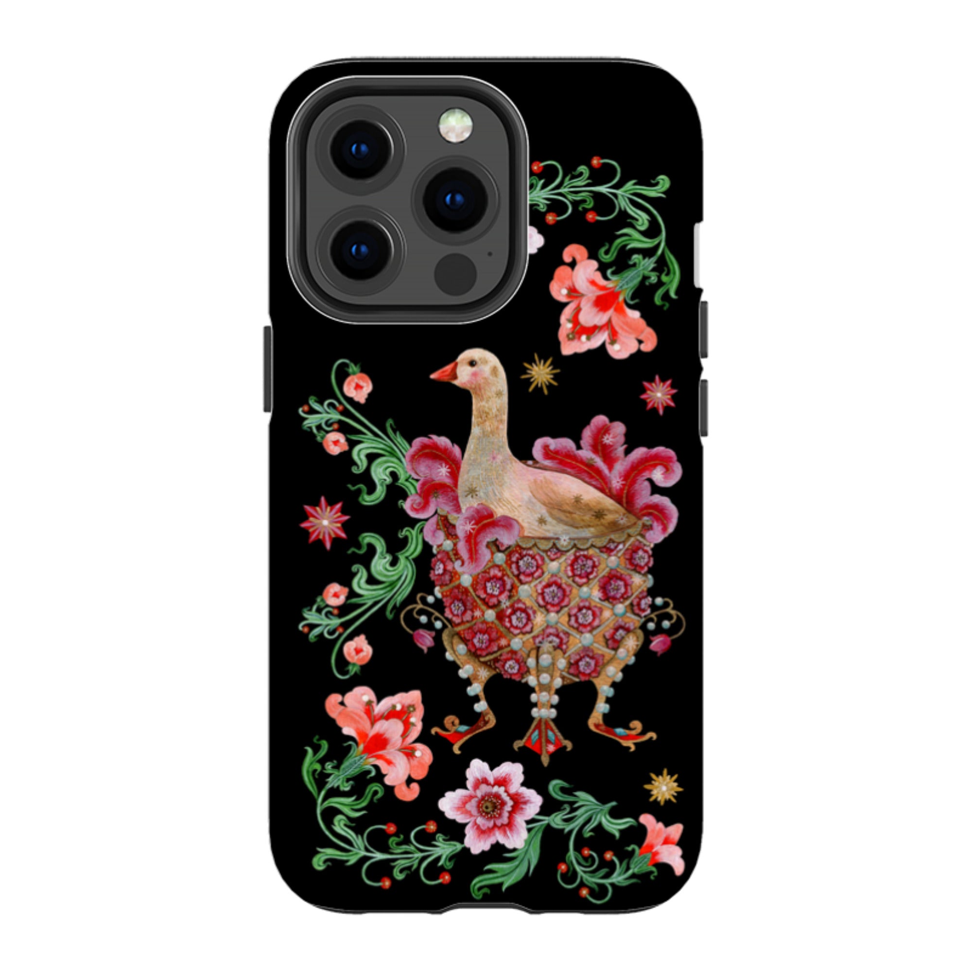 iPhone Tough  Case - Six Geese A Laying By Maria Matos