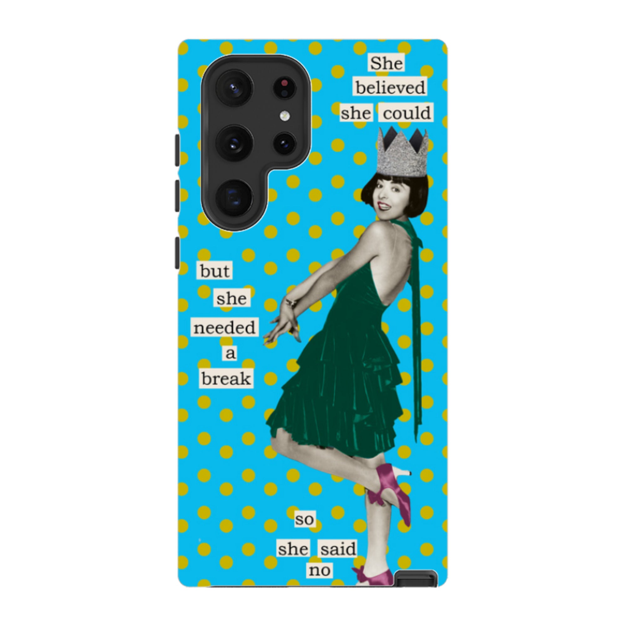 Samsung Tough Case - She Believed She Could By Clare Jordan