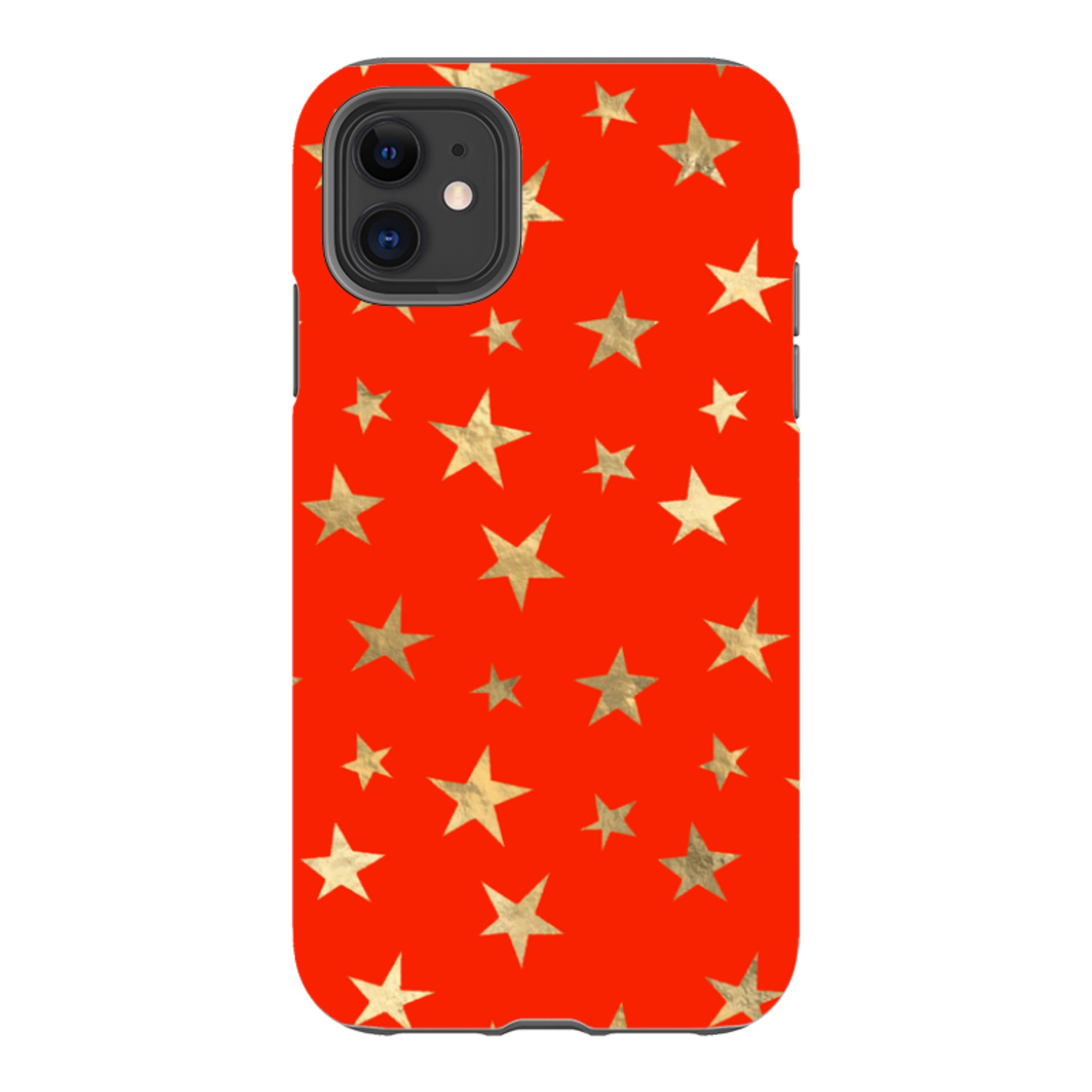 iPhone Tough Case - Red and Gold Stars