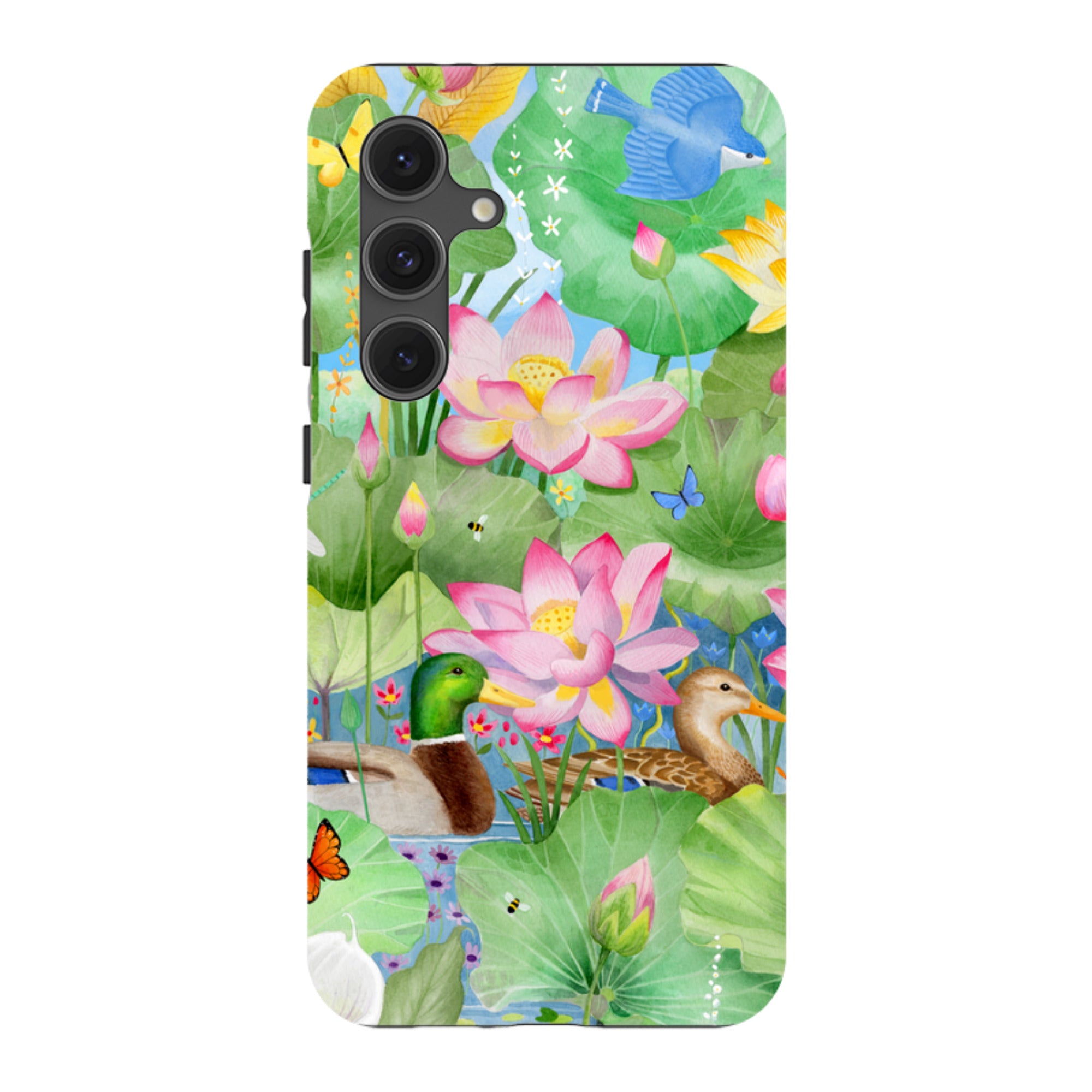 Samsung Tough Case - Waterlily Pond By Bex Parkin