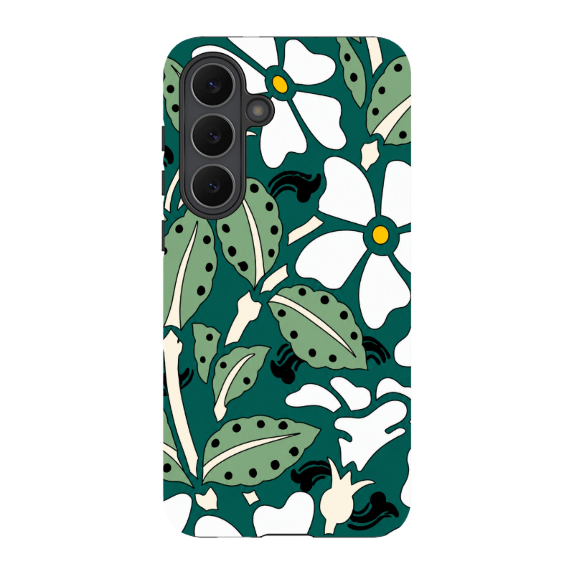 Samsung Tough Case - Vintage Woodblock Print