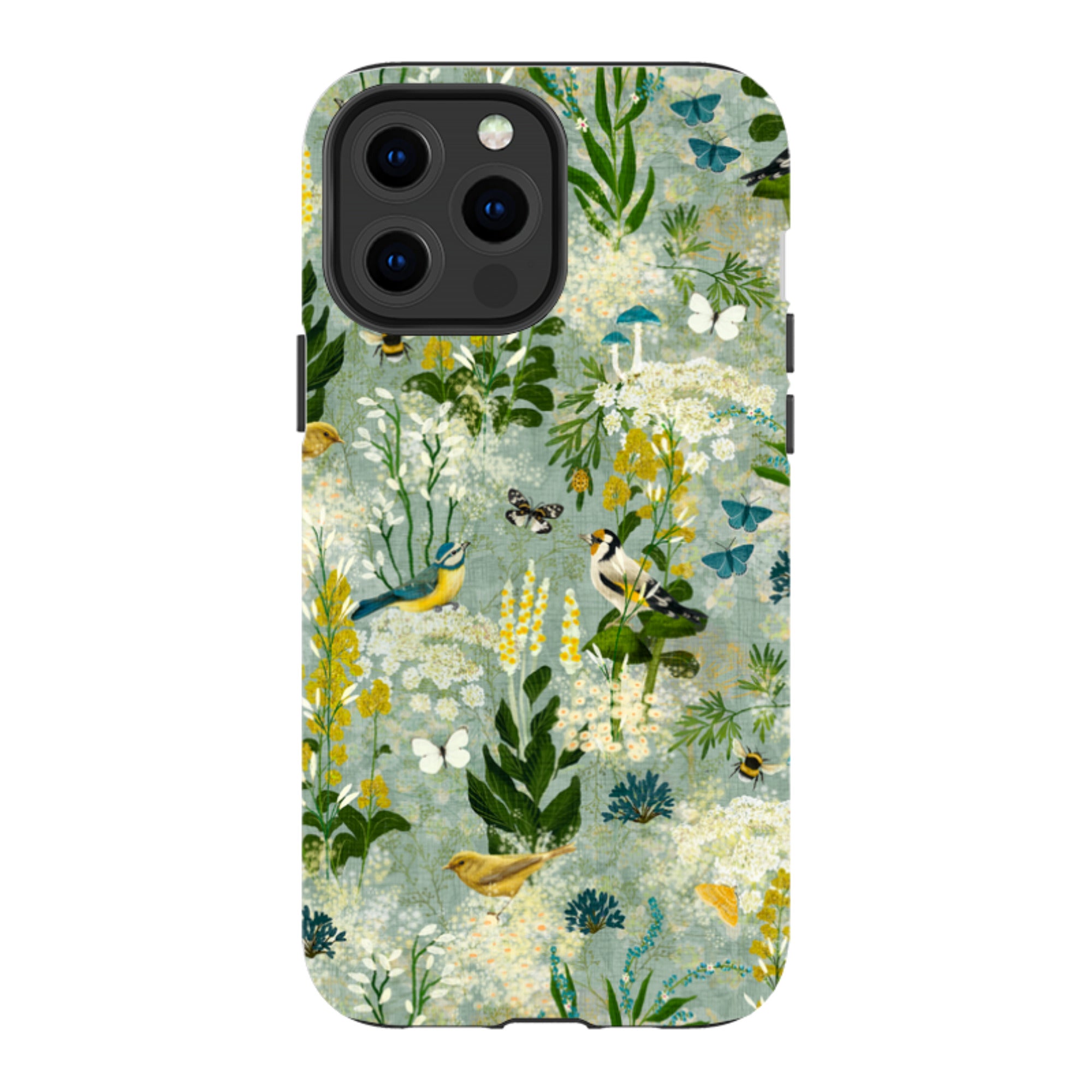 iPhone Tough Case - Song Bird Garden By Katherine Quinn