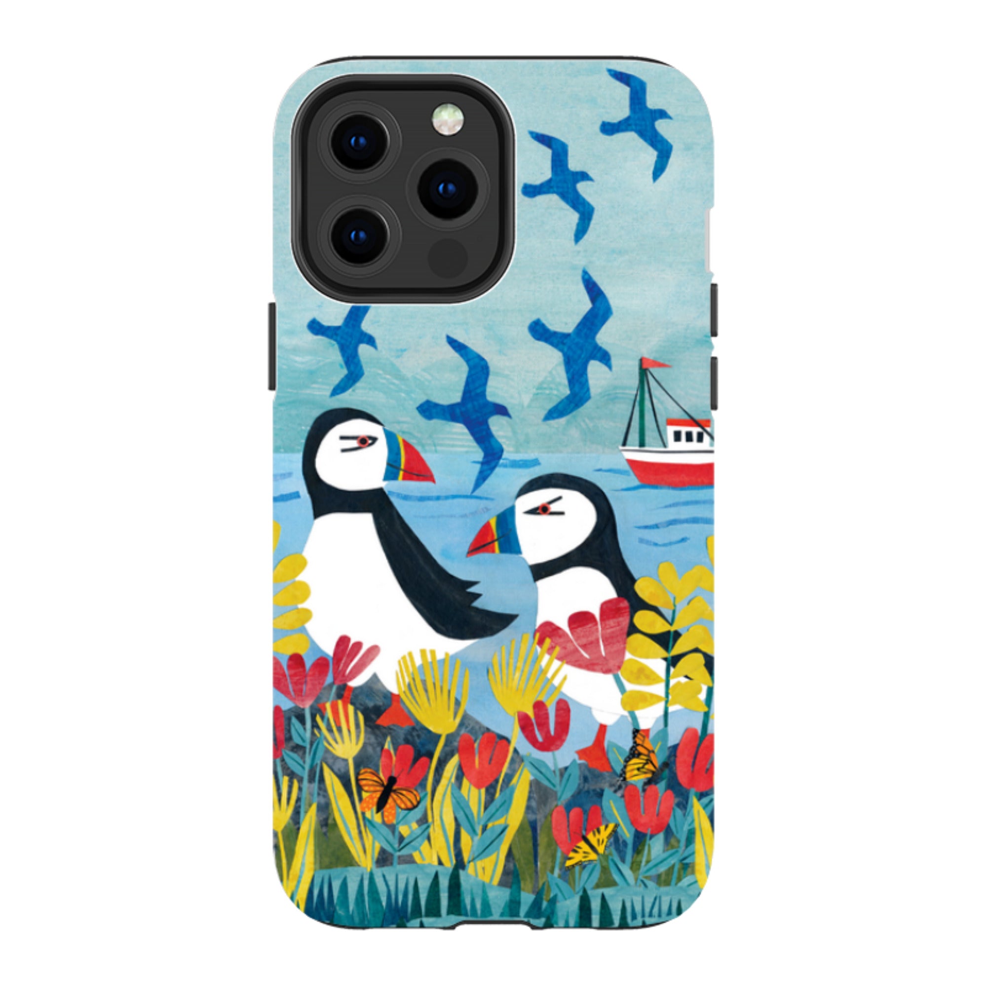iPhone MagSafe Tough Case - Puffins By Tracey English