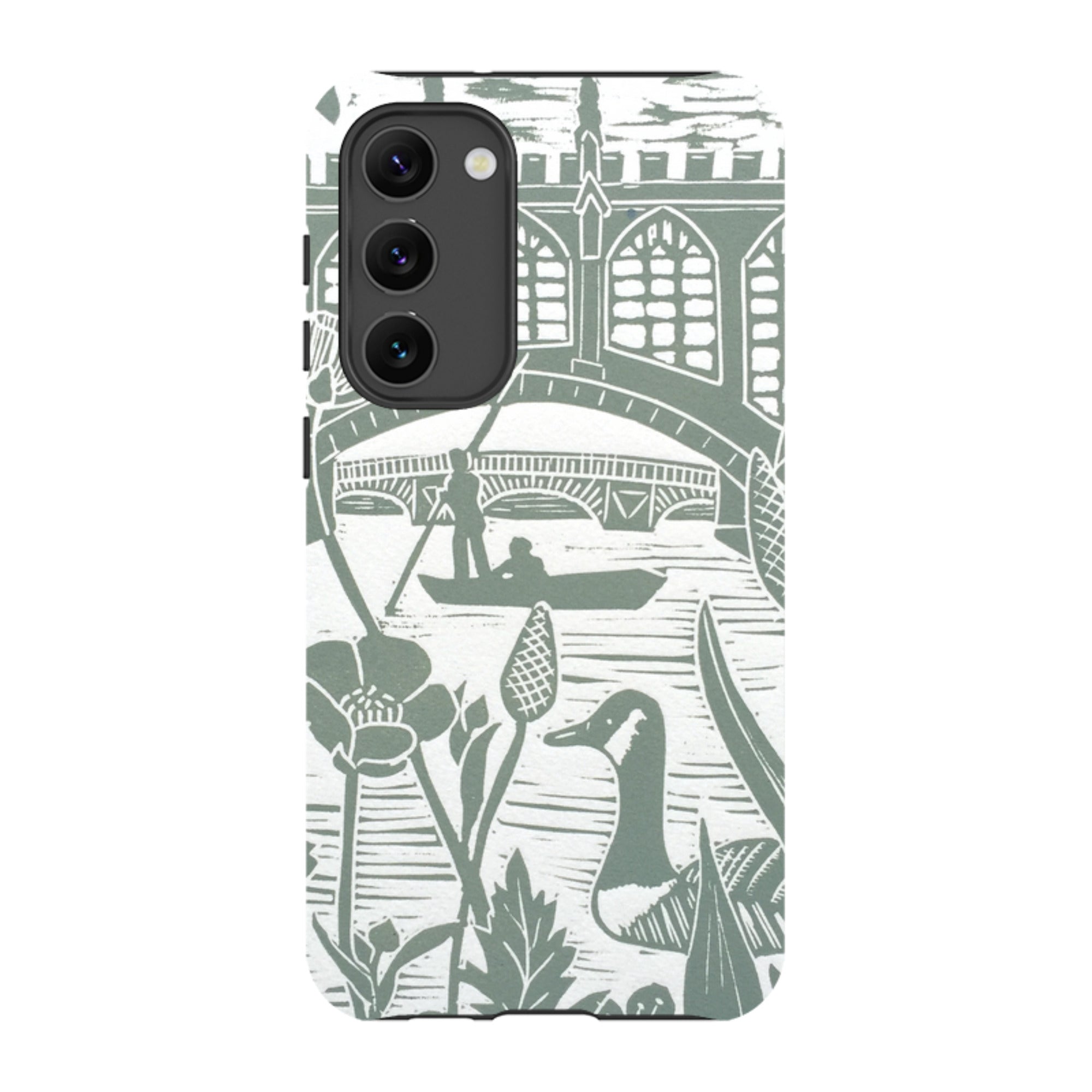 Samsung Tough Case - Punting At Cambridge By Kate Heiss