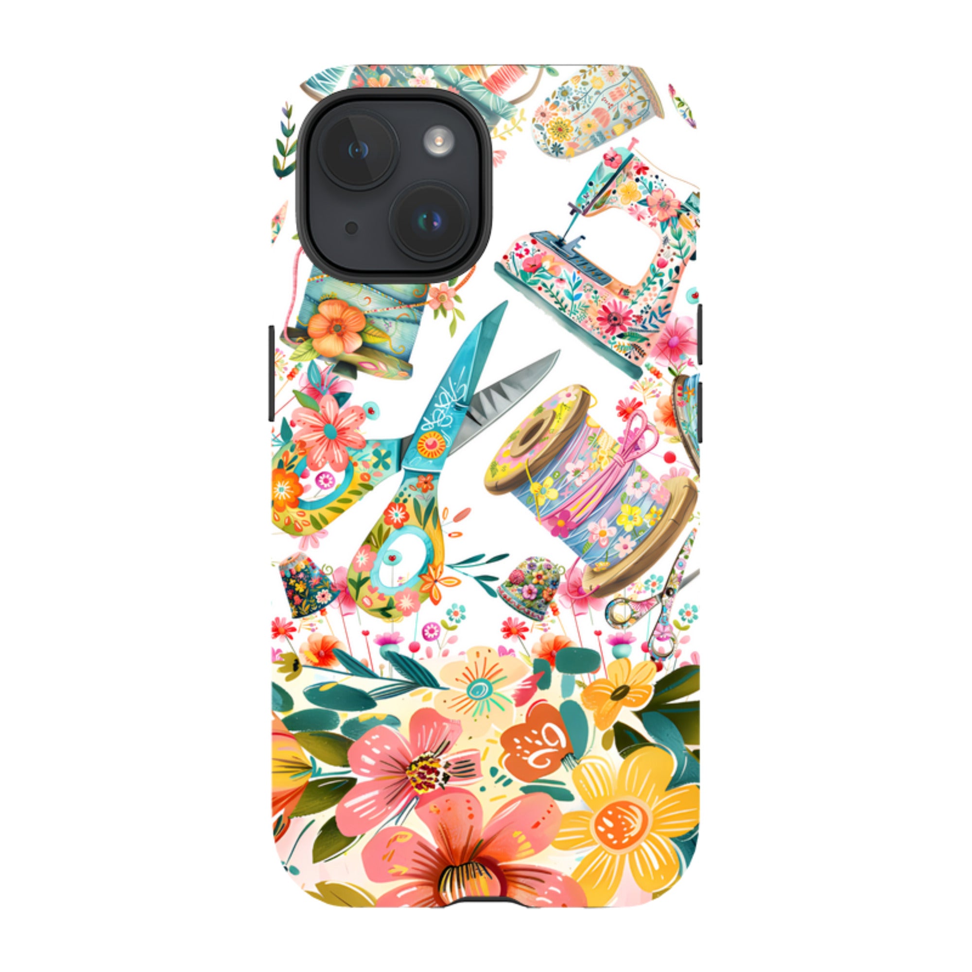 iPhone MagSafe Tough Case - Sew Happy