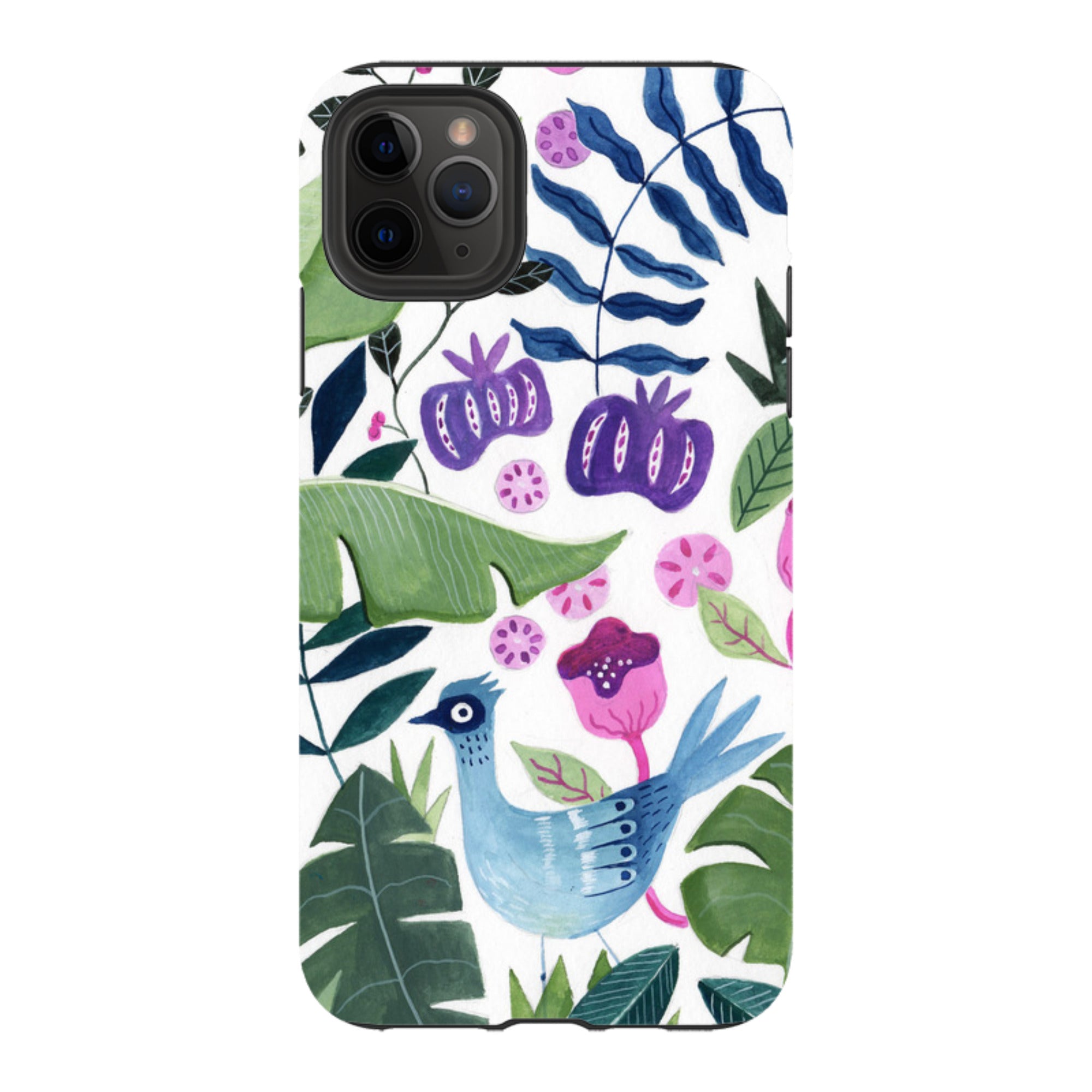 iPhone Tough Case - Birds In Forest By Bex Parkin