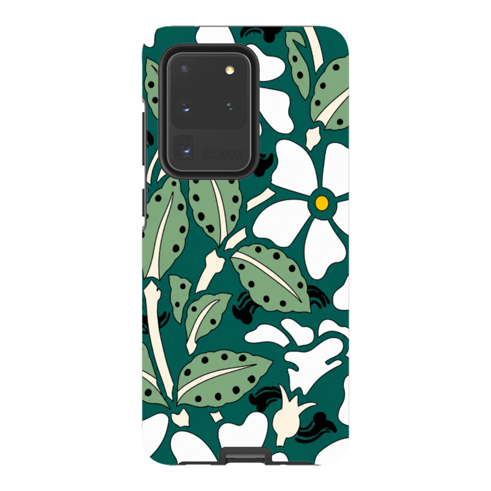 Samsung Tough Case - Vintage Woodblock Print