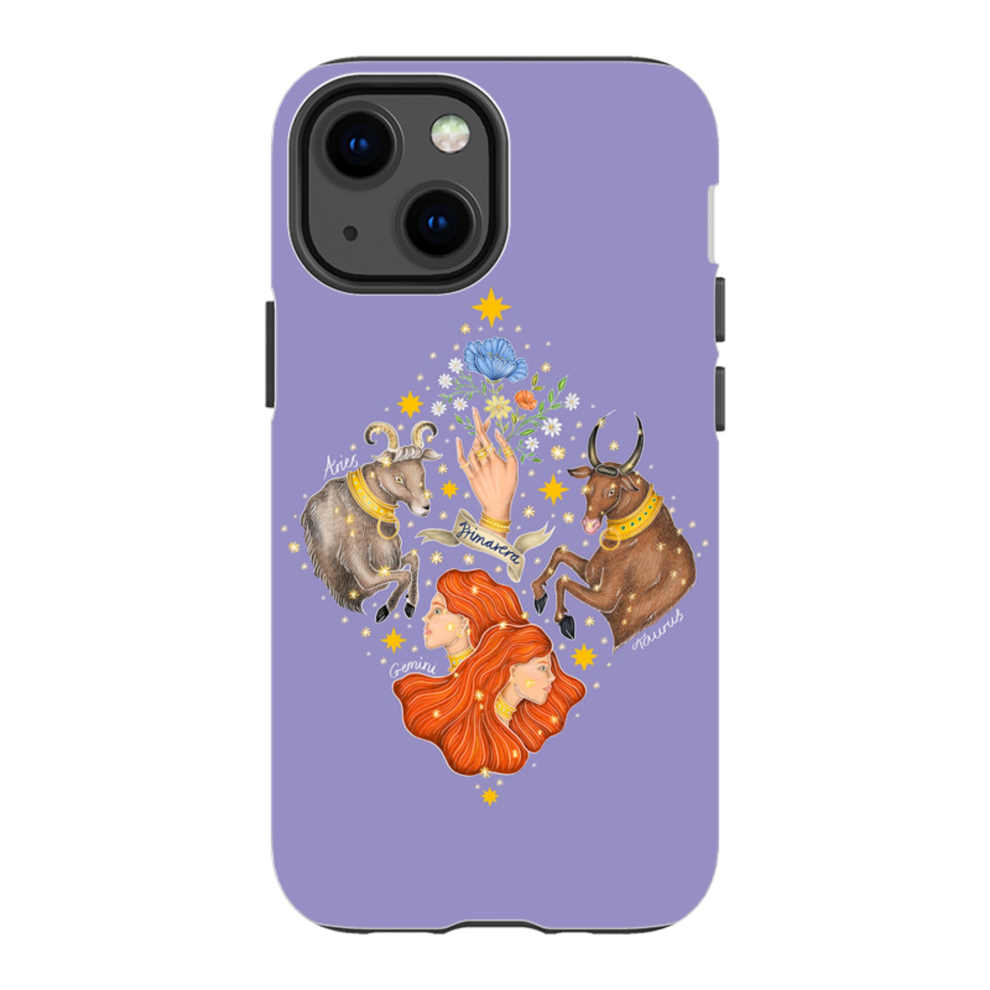 iPhone Tough Case - Spring Zodiac By Catherine Rowe