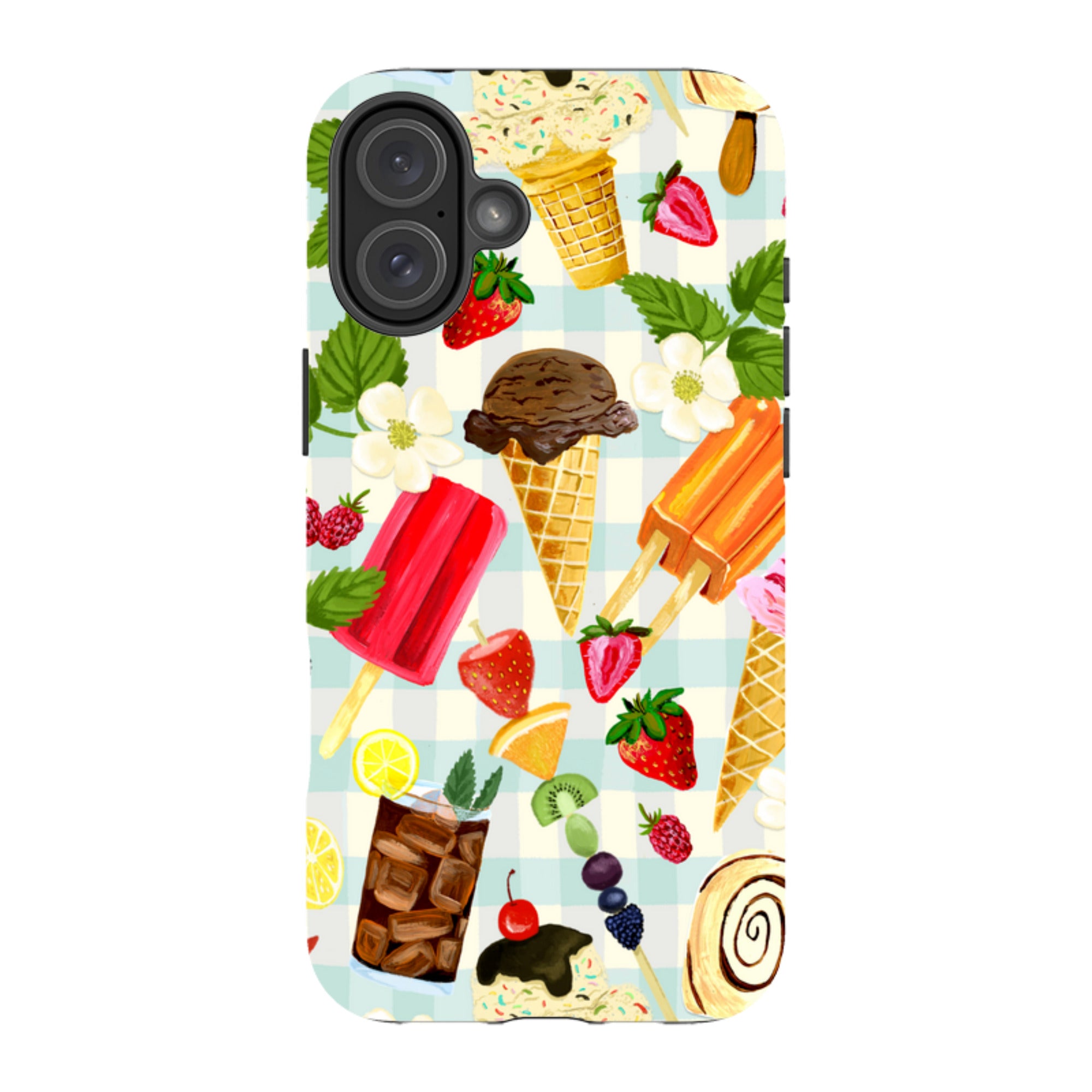 iPhone MagSafe Tough Case - Ice Floral By Abby Jacobs