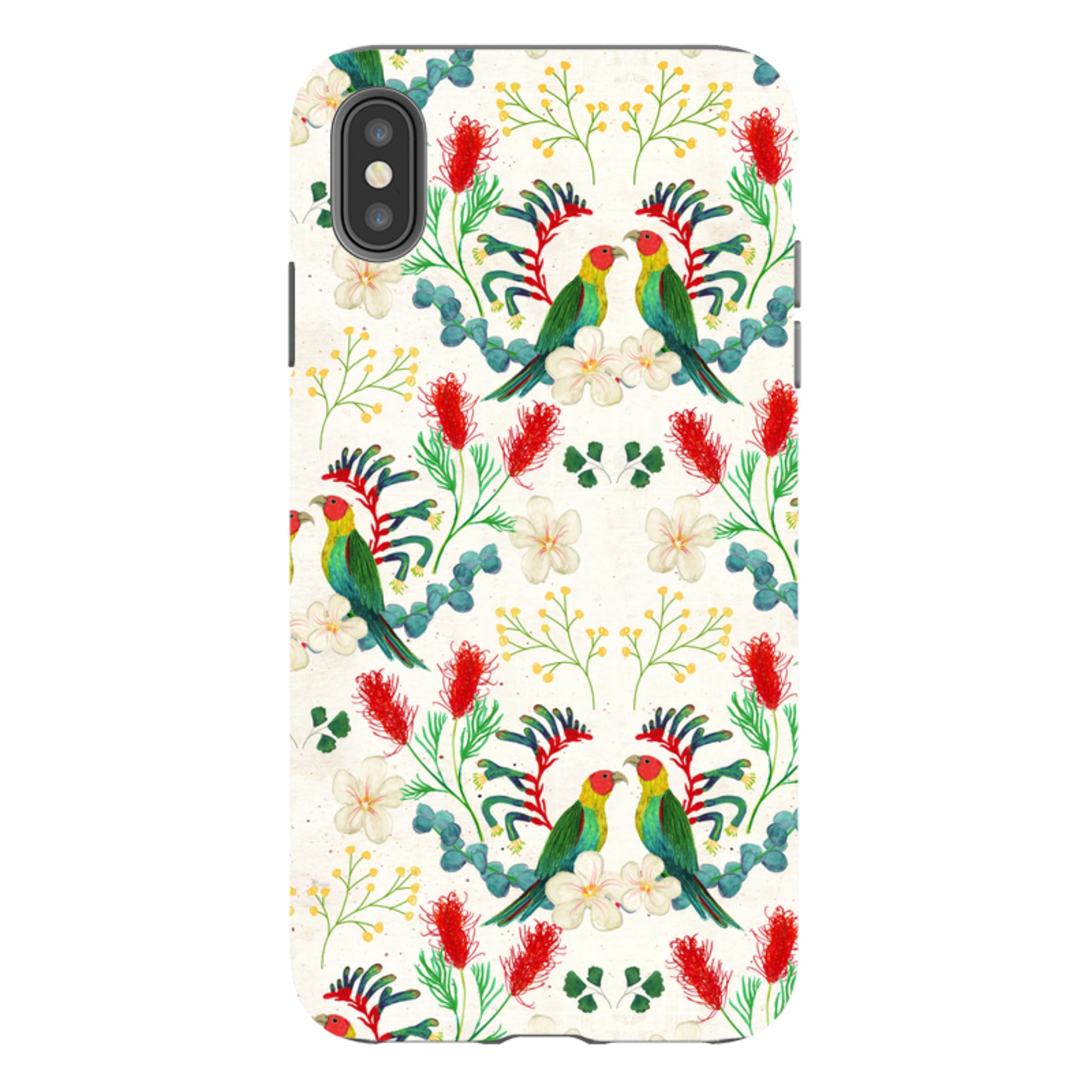 iPhone Tough Case - Rainbow Lorikeet By Katherine Quinn