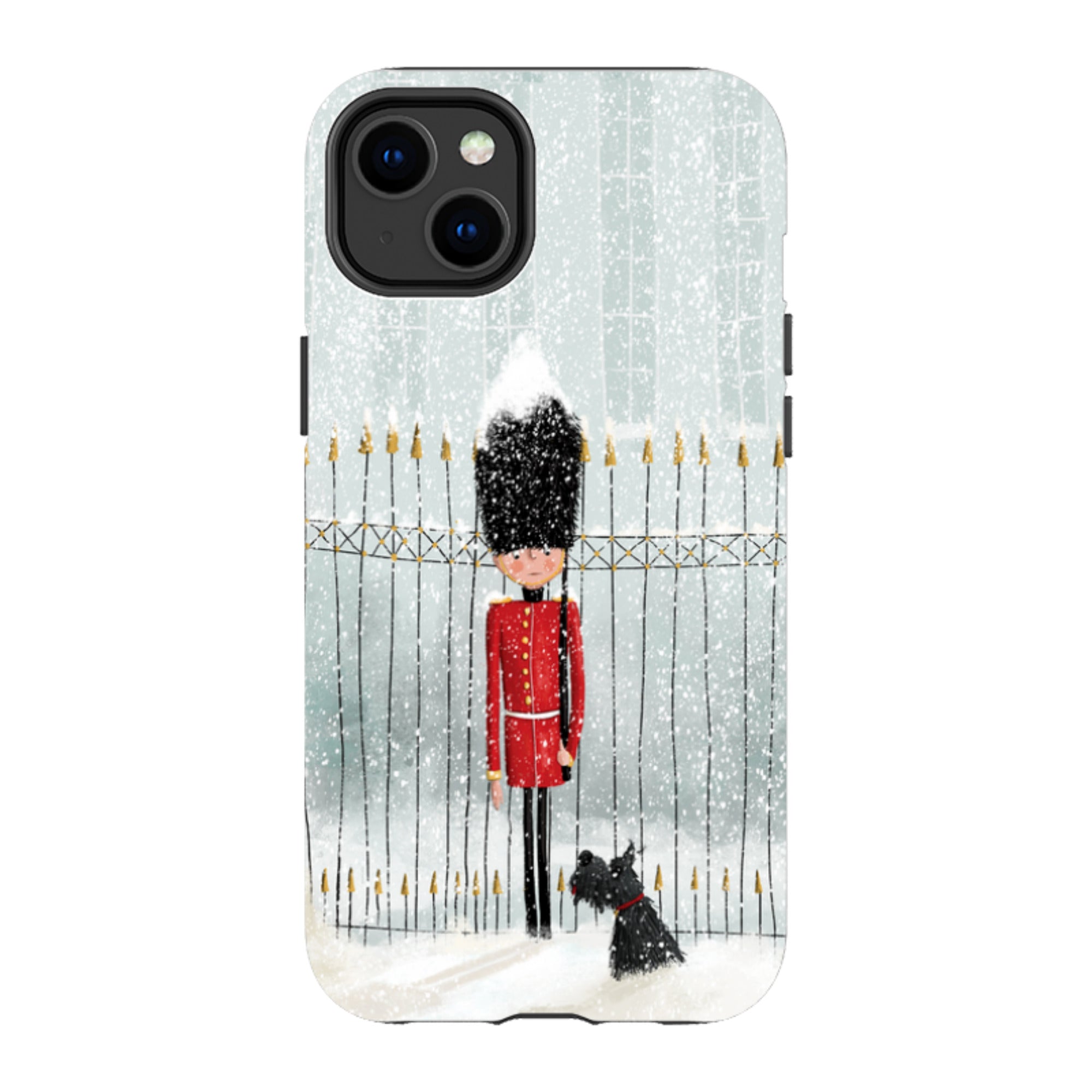iPhone Tough Case - London In Snow By Maja Lindberg