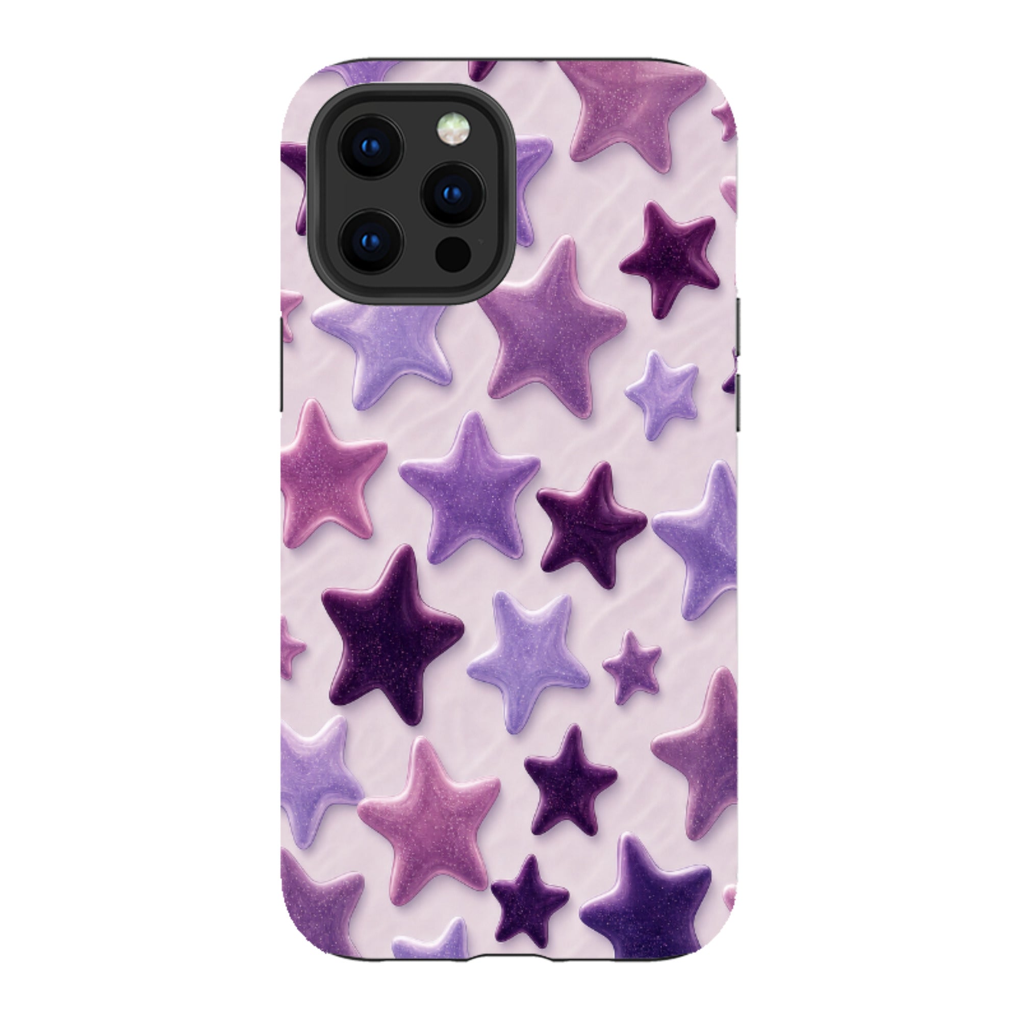 iPhone Tough Case - Lavender Purple Star