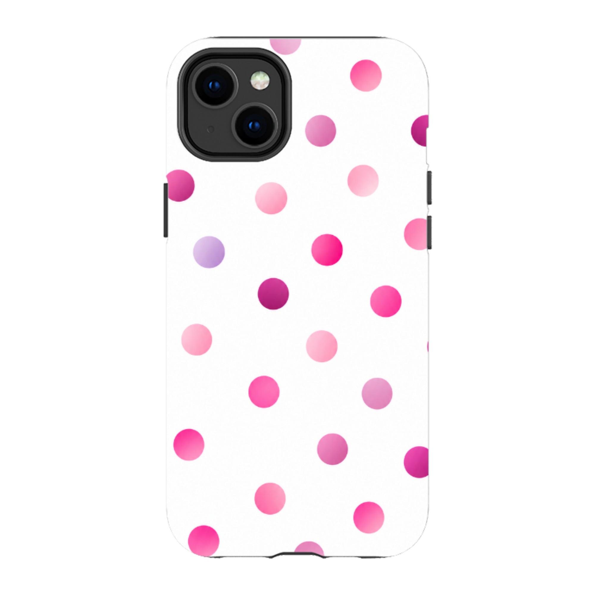 iPhone Tough Case - Pink Polka Dot