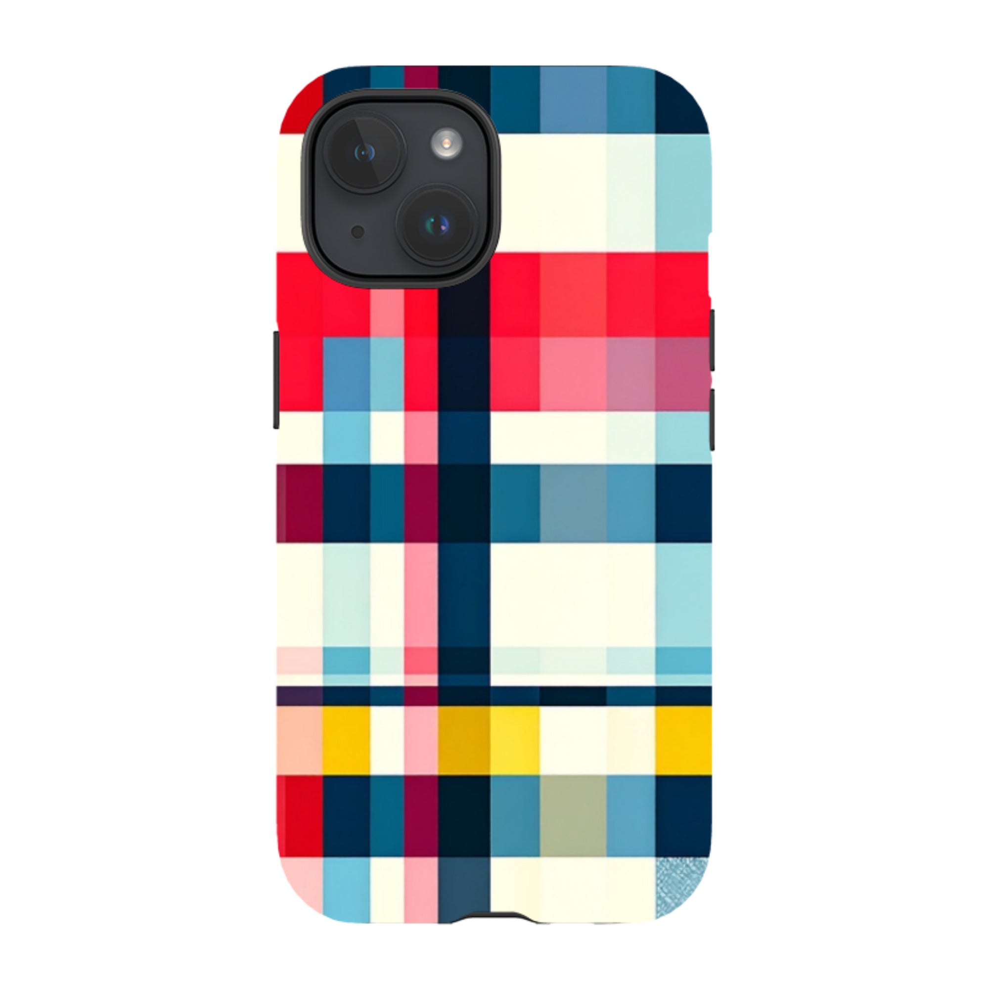 iPhone Tough Case - Cancun Gingham