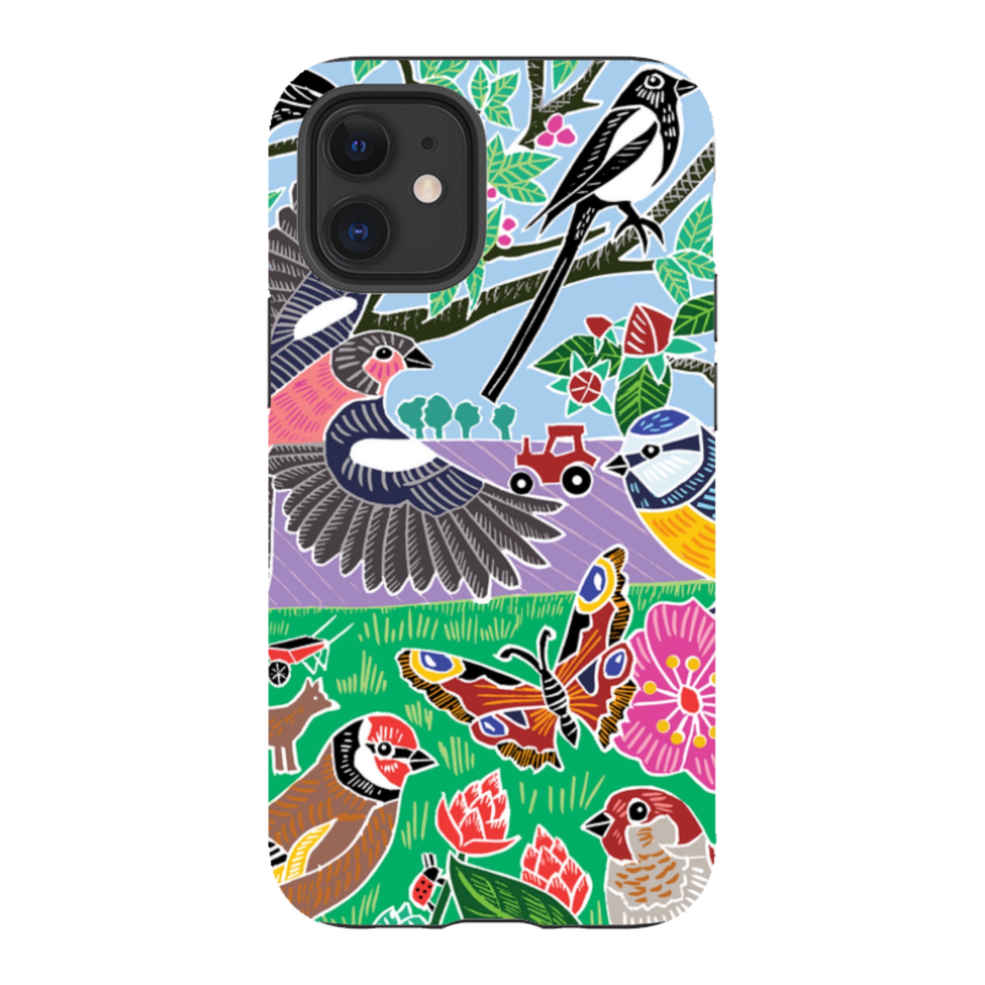 iPhone Tough Case - Garden Bird Jigsaw B By Kate Heiss