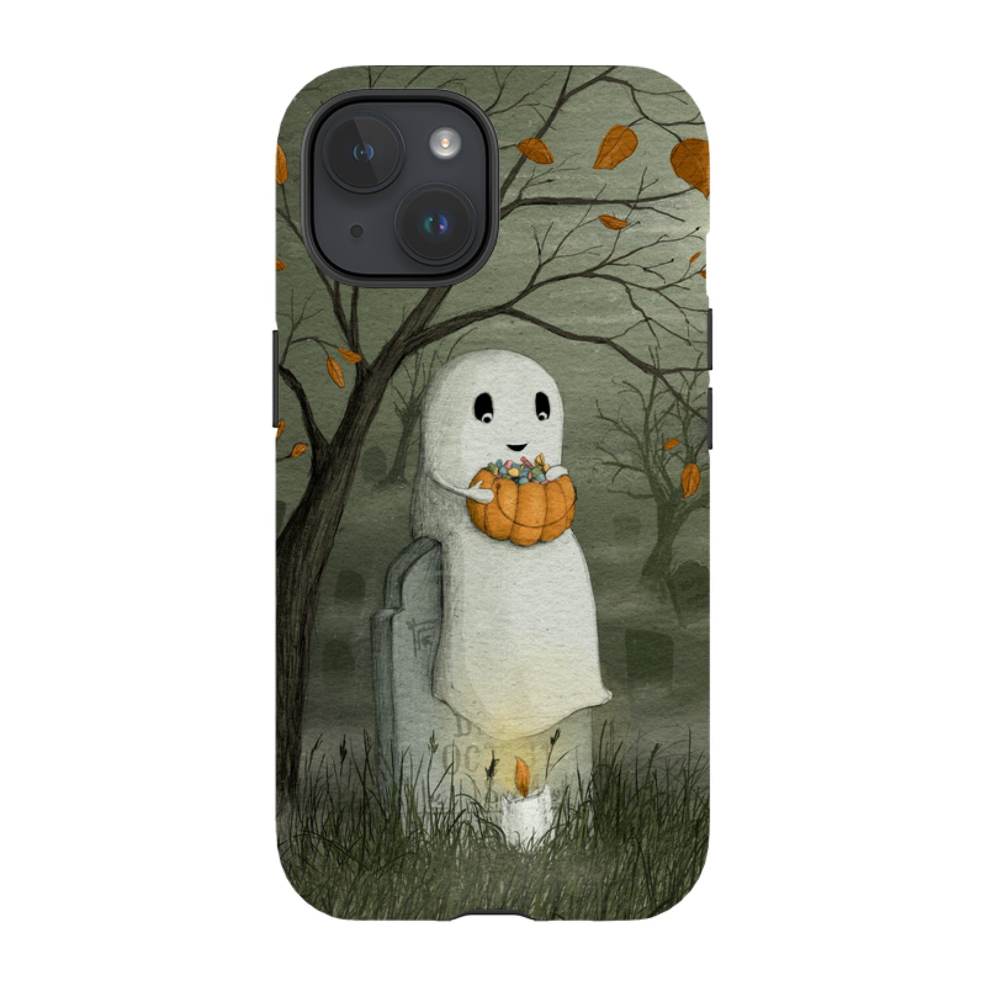 iPhone Tough Case - Halloween Ghost By Maja Lindberg