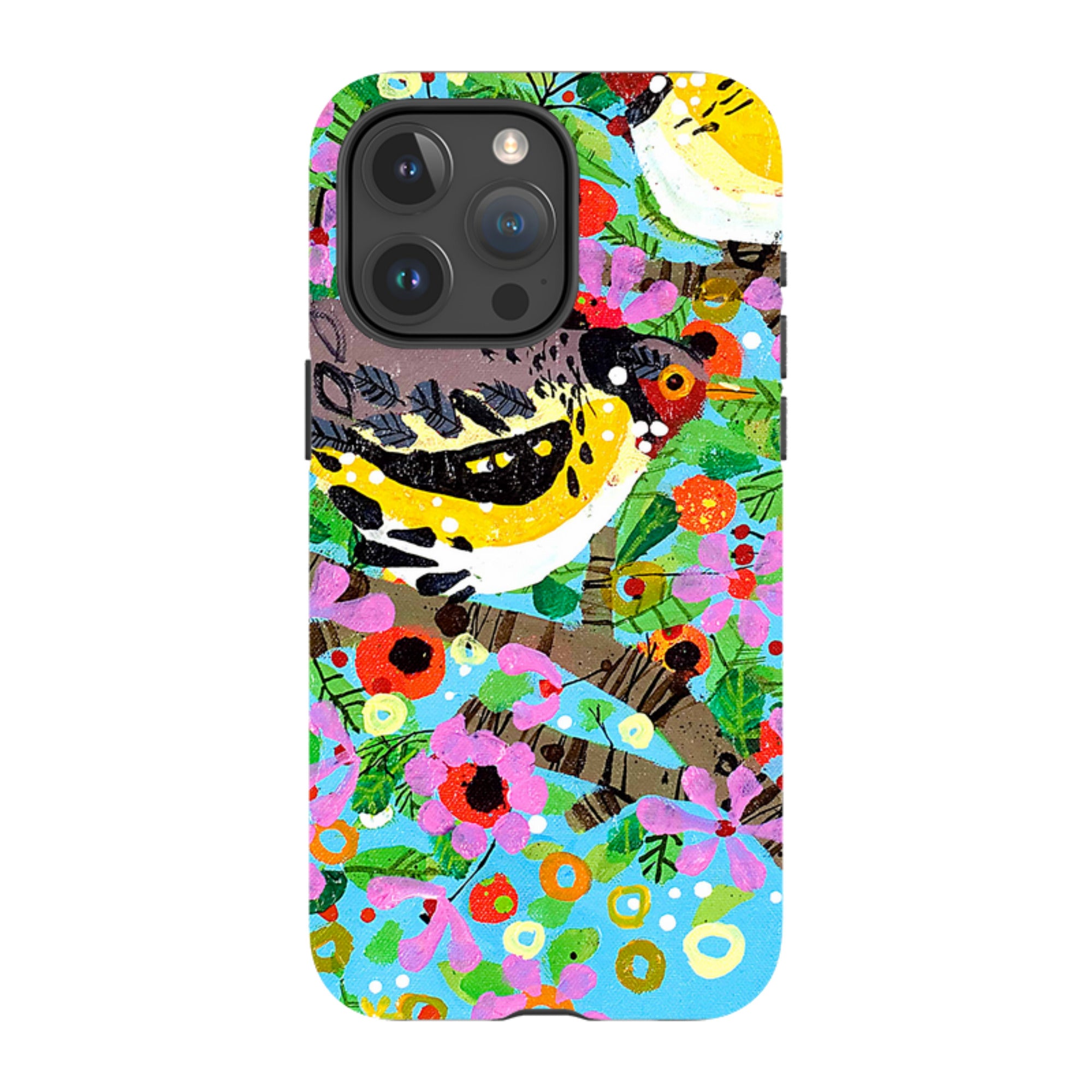 iPhone Tough Case - Finches By Claire West