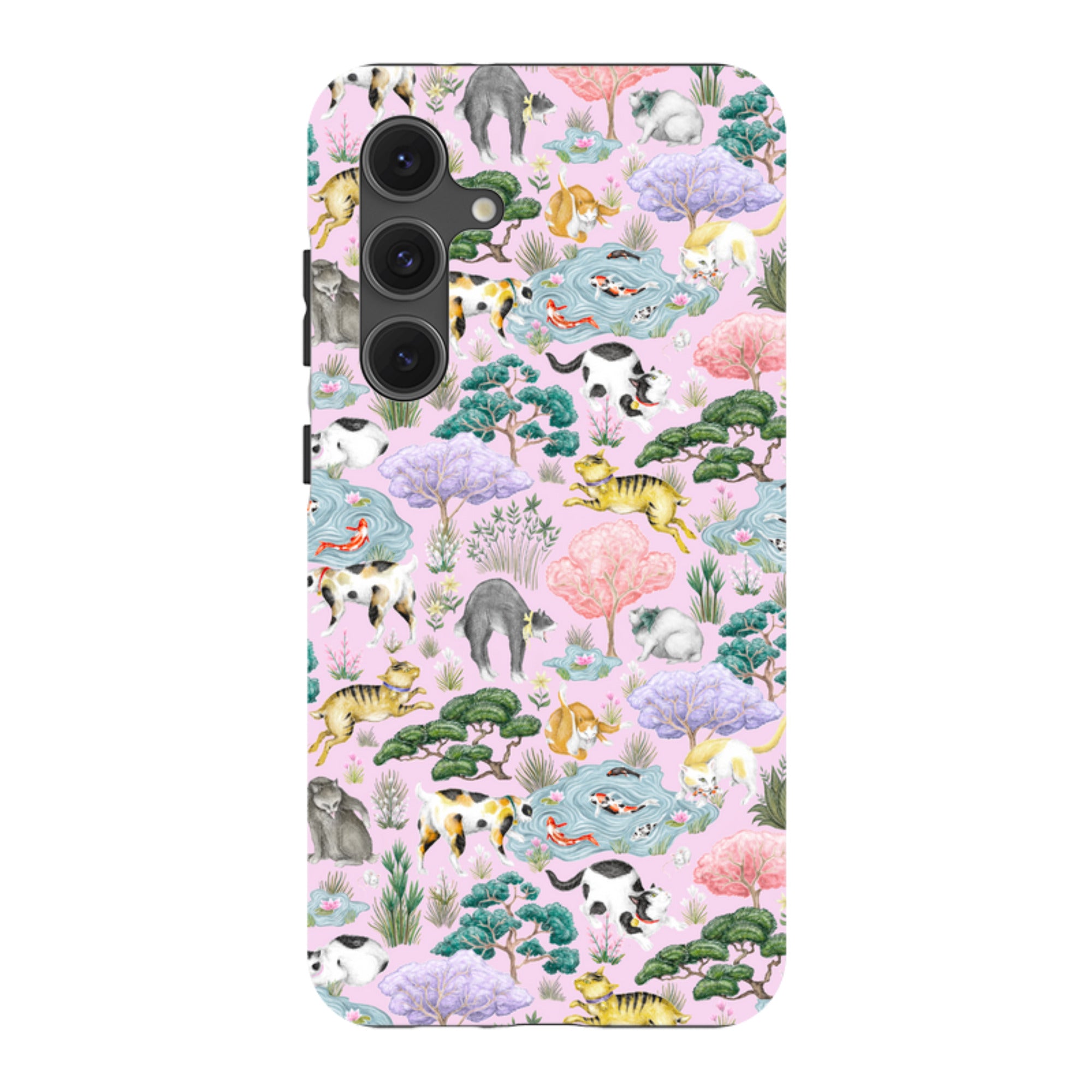 Samsung Tough  Case - Cat Garden By Catherine Rowe