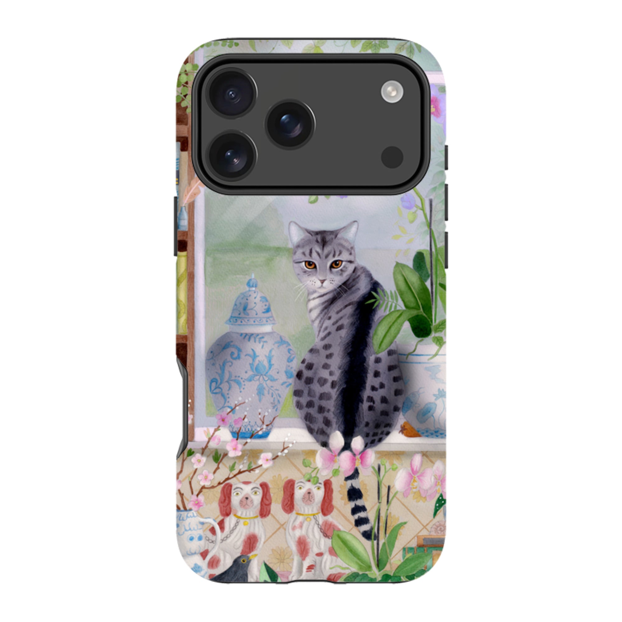 iPhone MagSafe Tough Case - Cat in Window By Bex Parkin