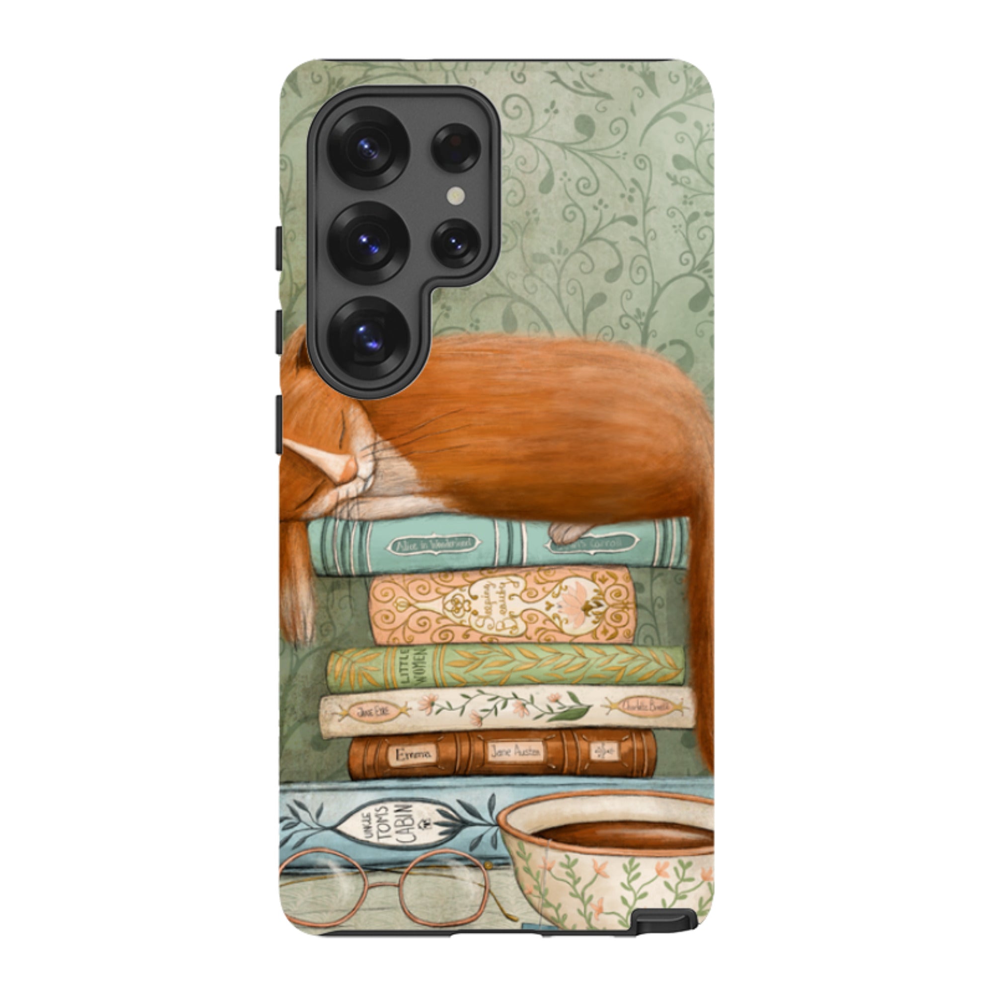 Samsung Tough Case - Cats and Books By Maja Lindberg