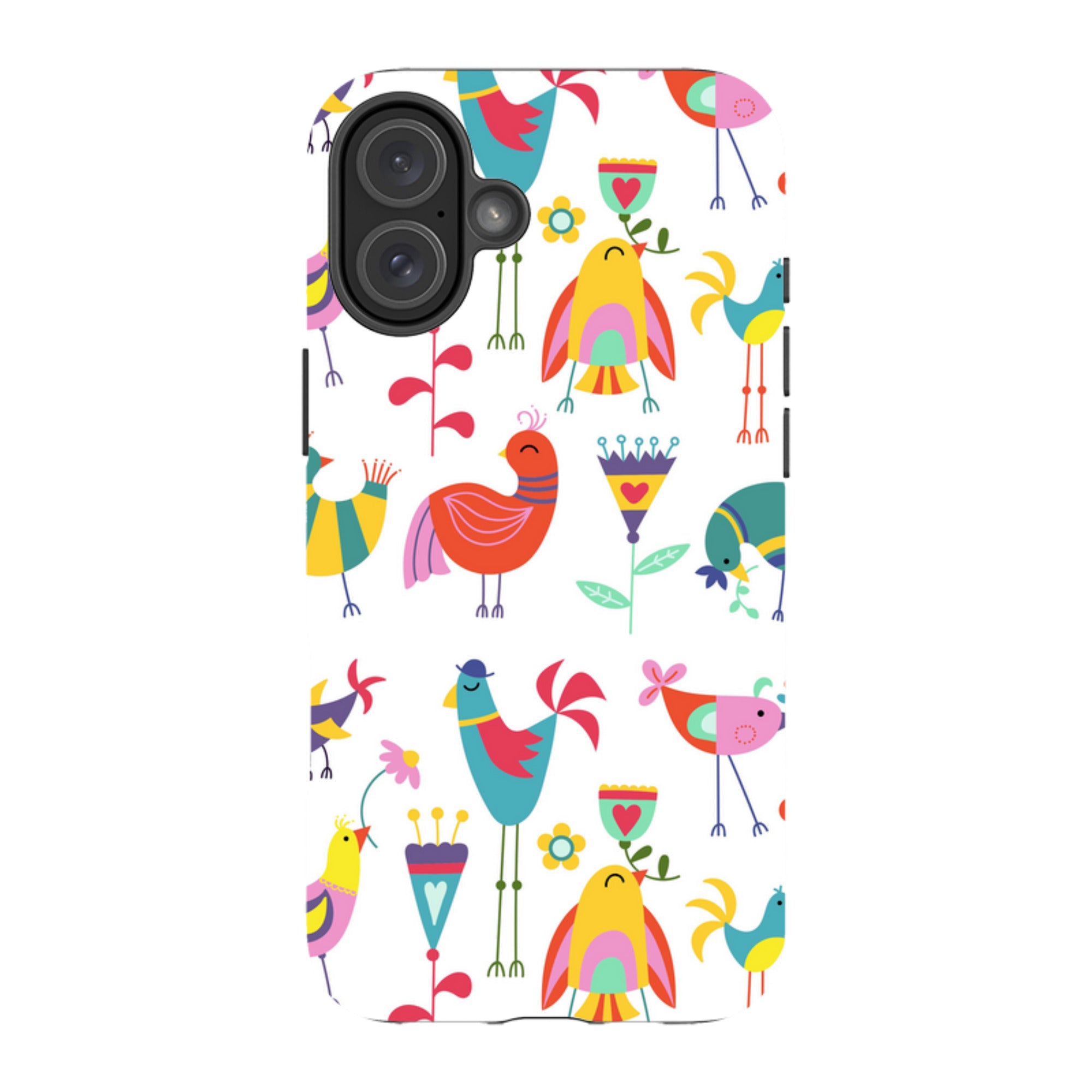 iPhone MagSafe Tough Case -  Folky Birds By Suzy Taylor