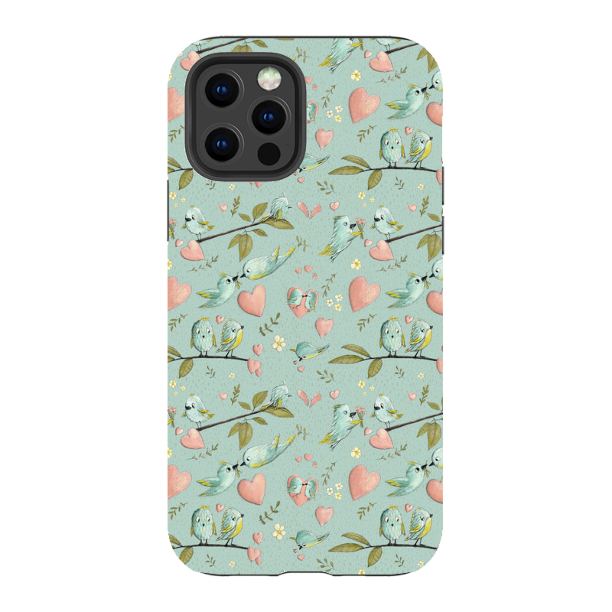iPhone Tough Case - Love Is In The Air Pattern By Maja Lindberg