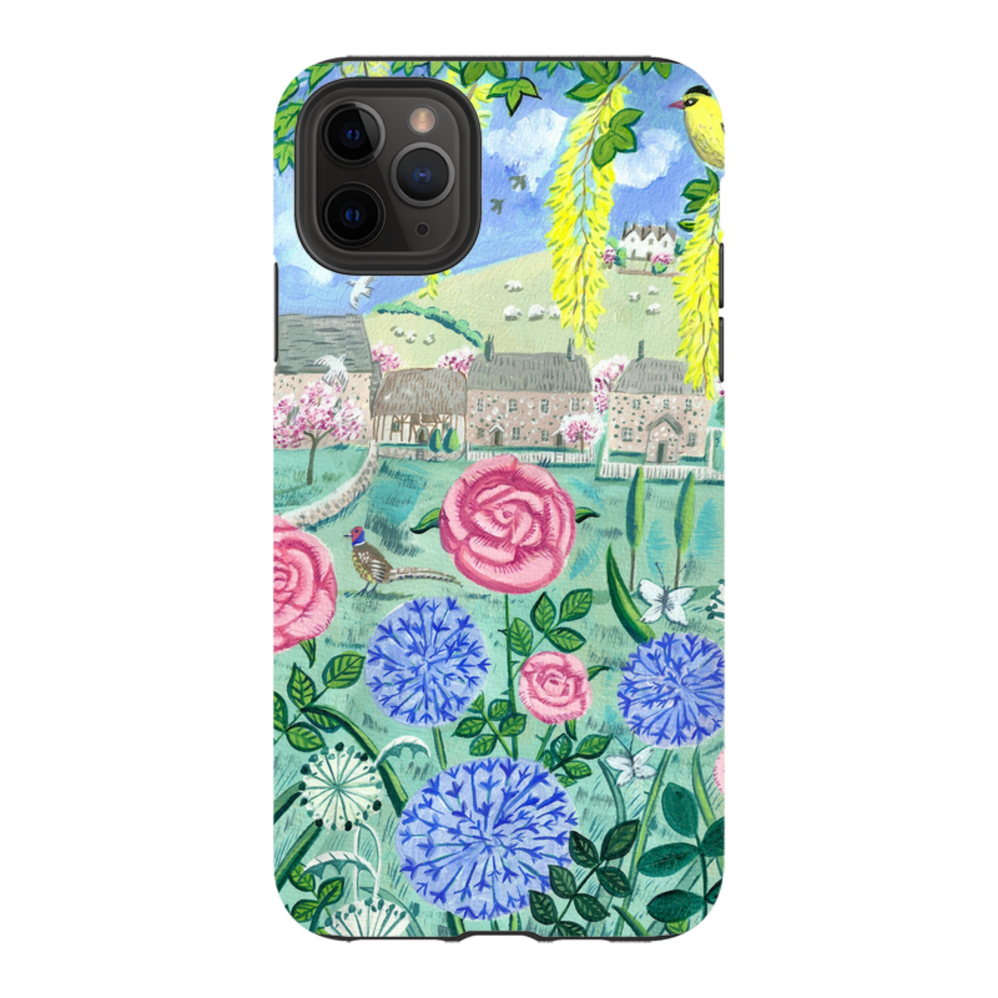 iPhone Tough Case - Village Floral By Mary Stubberfield