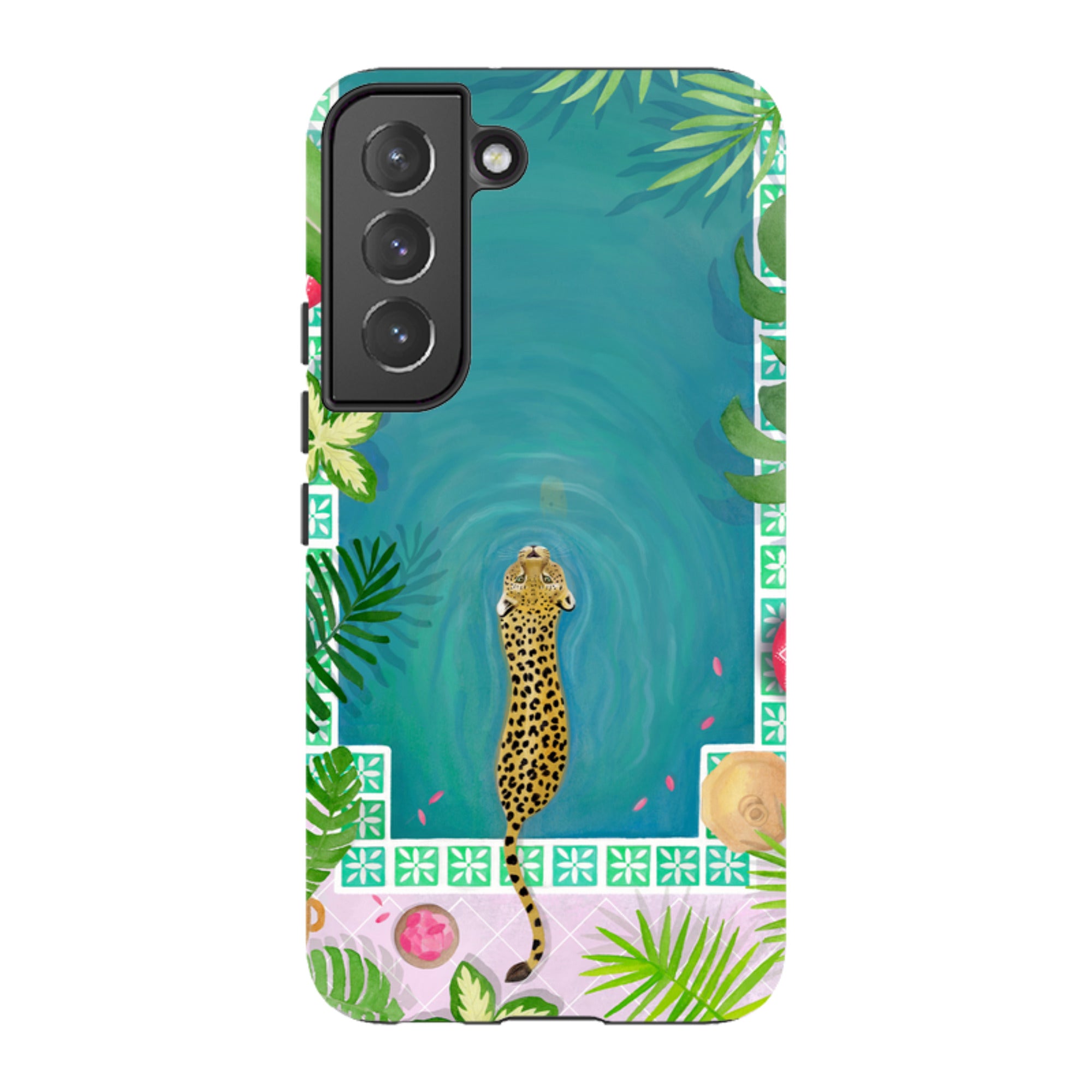 Samsung Tough Case - Morocco Pool Leopard By Bex Parkin