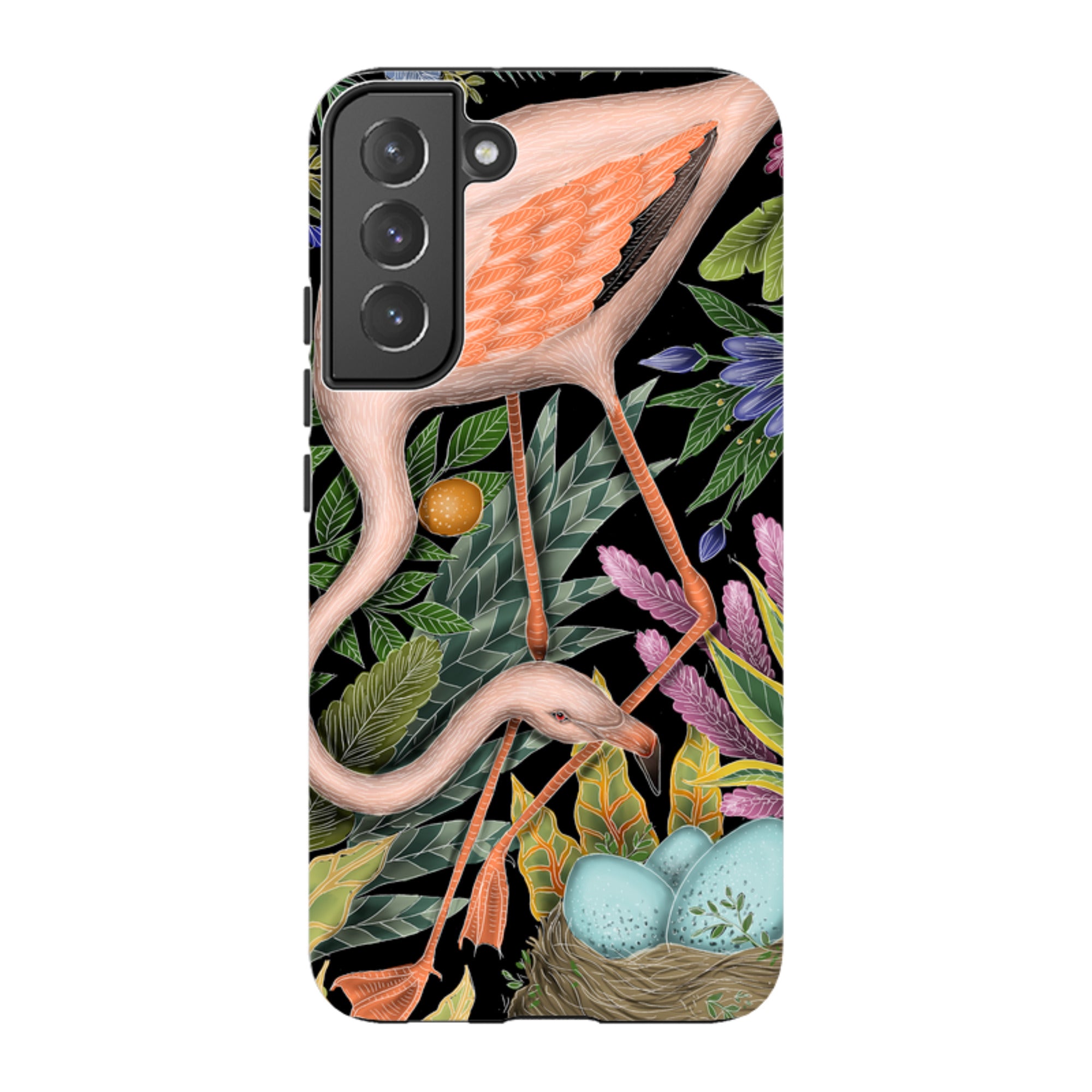 Samsung Tough Case - Flamingo By Catherine Rowe