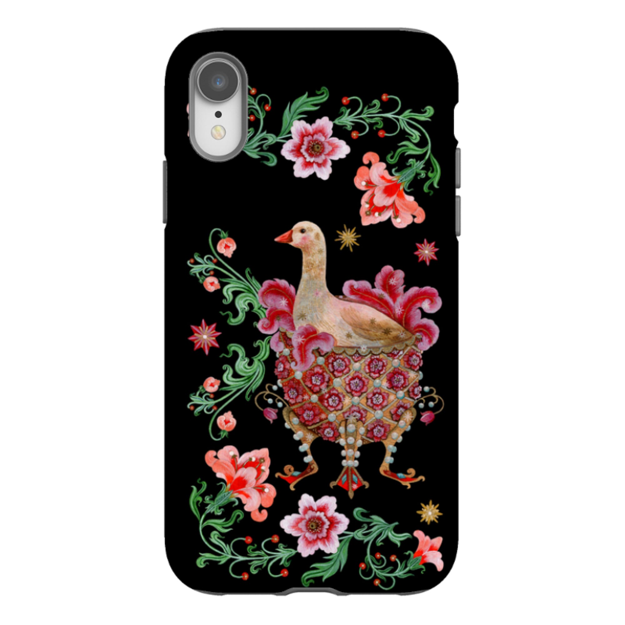 iPhone Tough  Case - Six Geese A Laying By Maria Matos