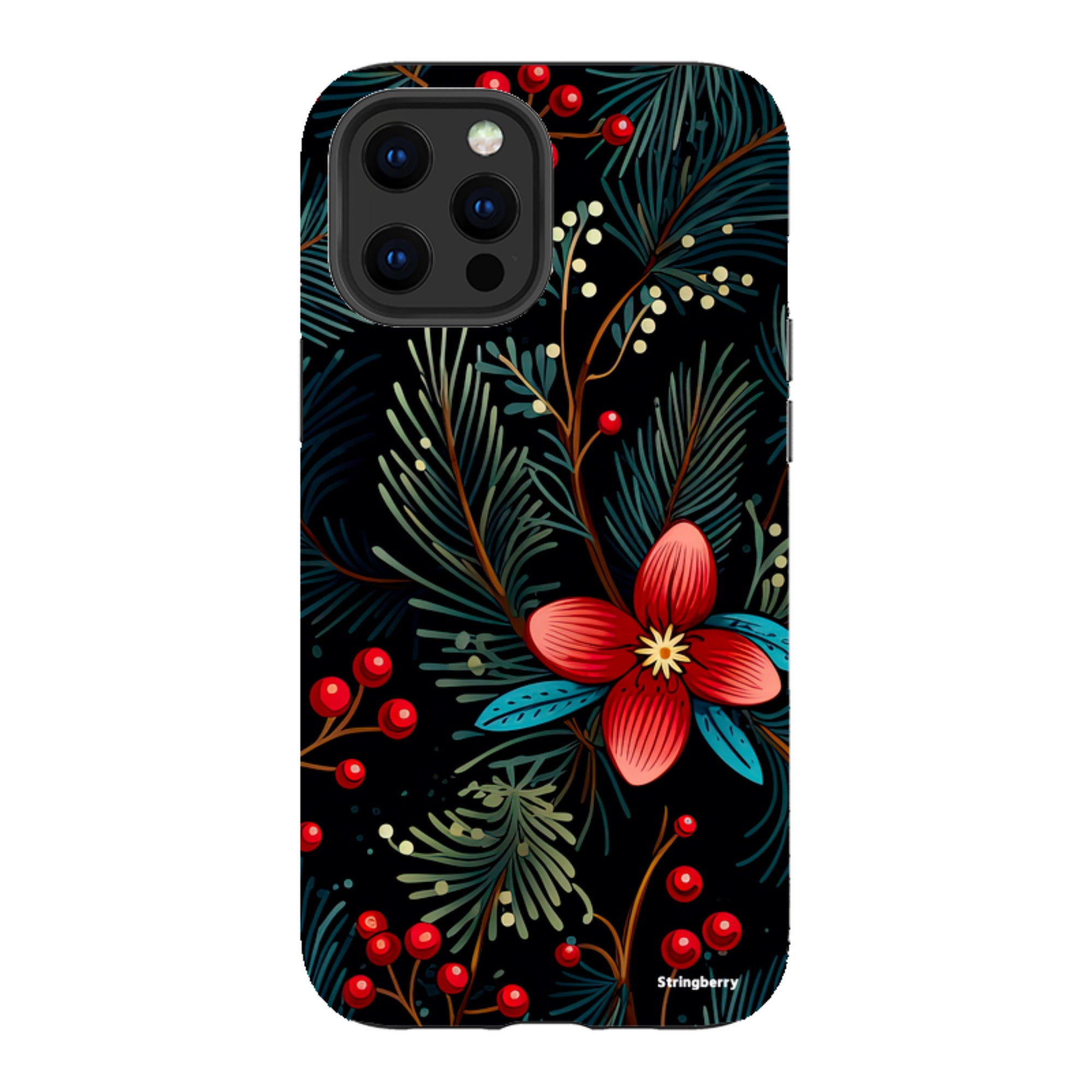 iPhone Tough Case - Red Berries