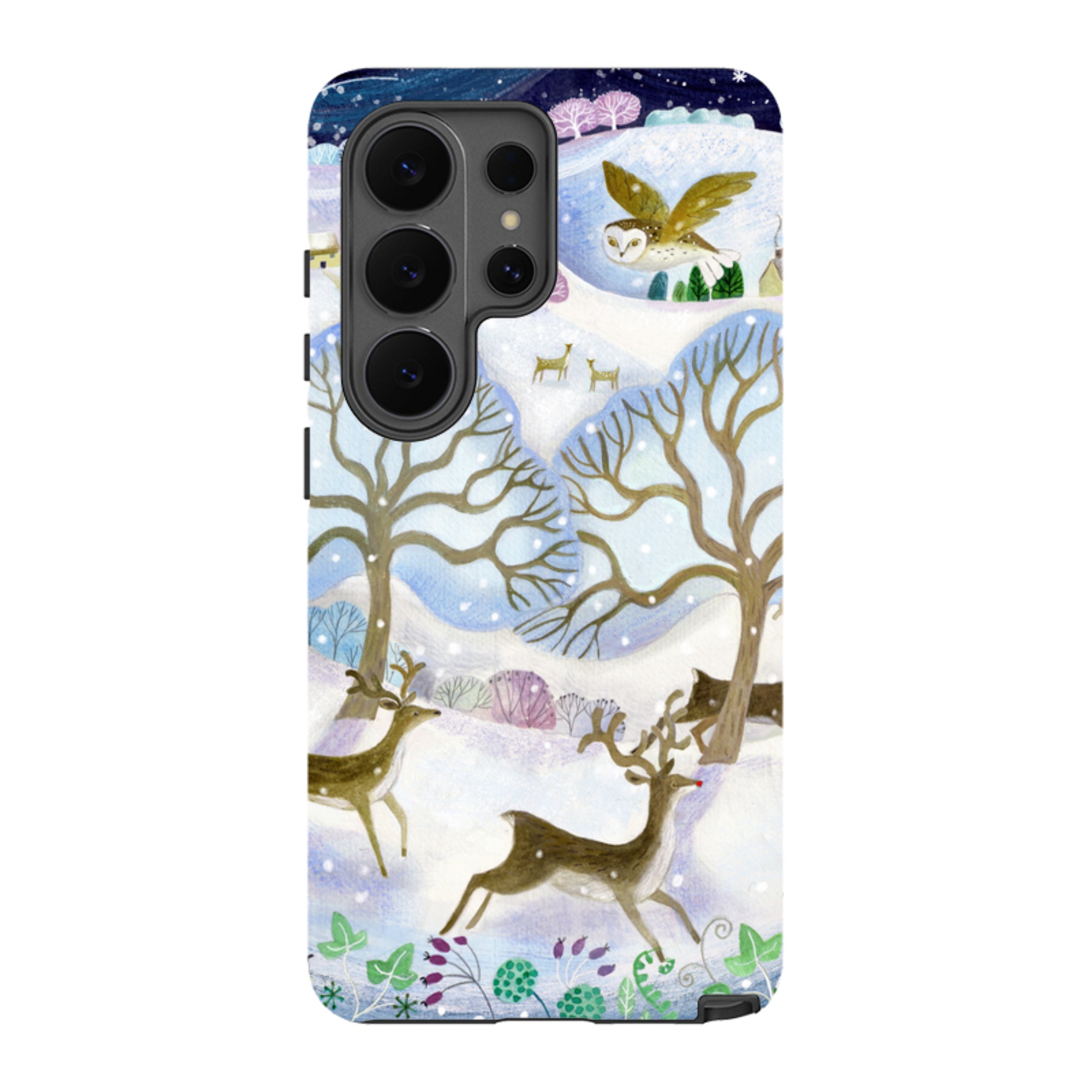 Samsung Tough Case - Winter Deer By Bex Parkin