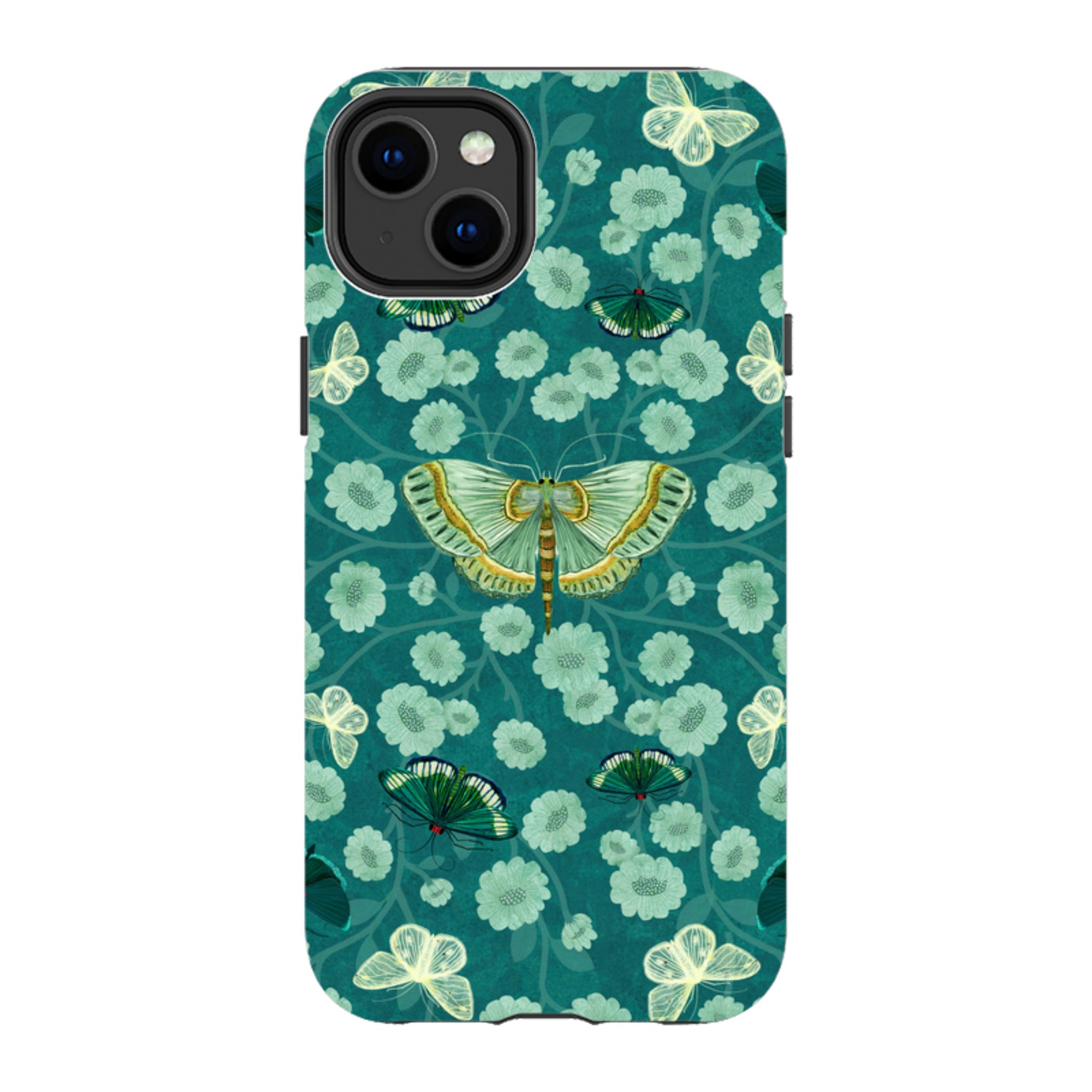 iPhone MagSafe Tough Case - Medium Moth 2 By Katherine Quinn