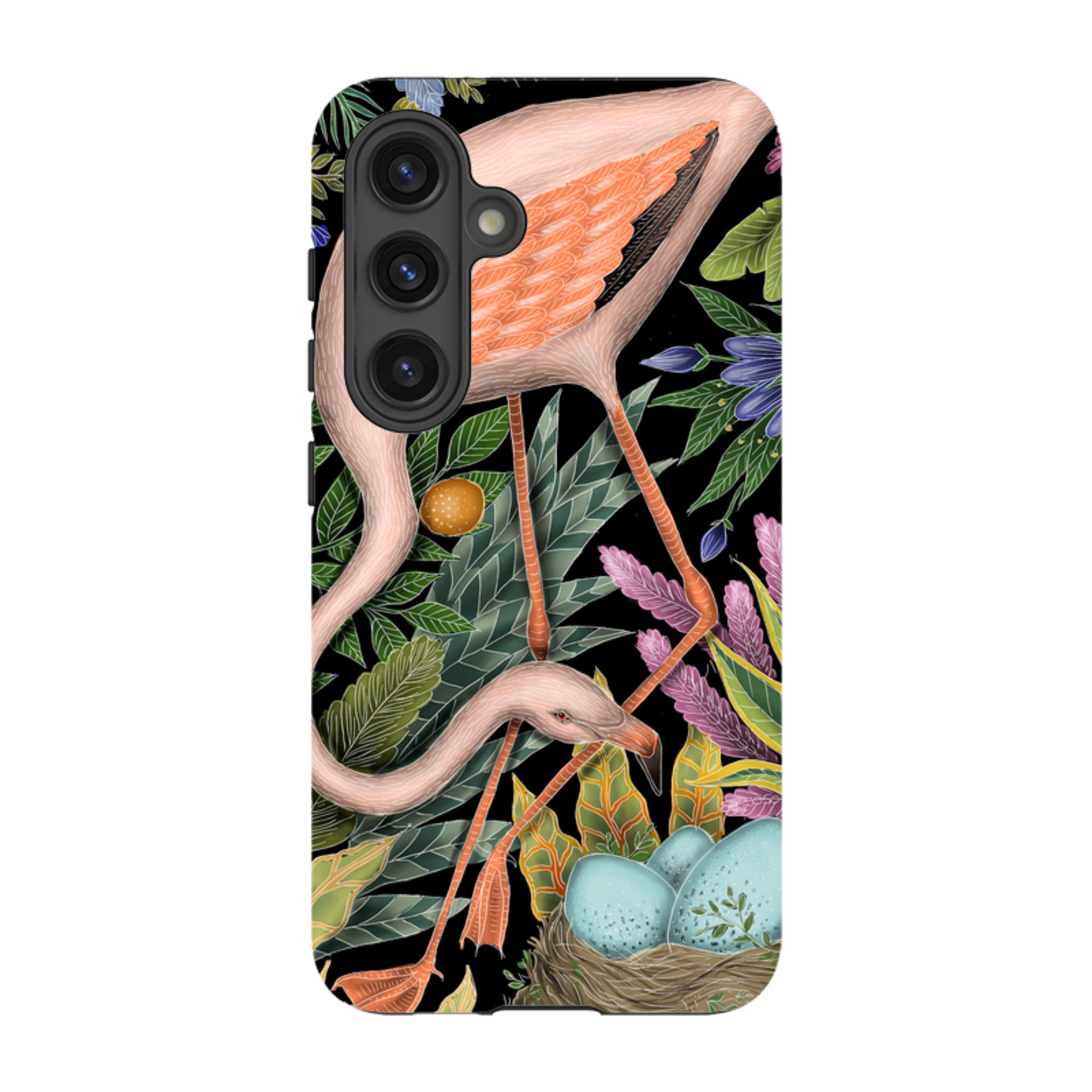 Samsung Tough Case - Flamingo By Catherine Rowe