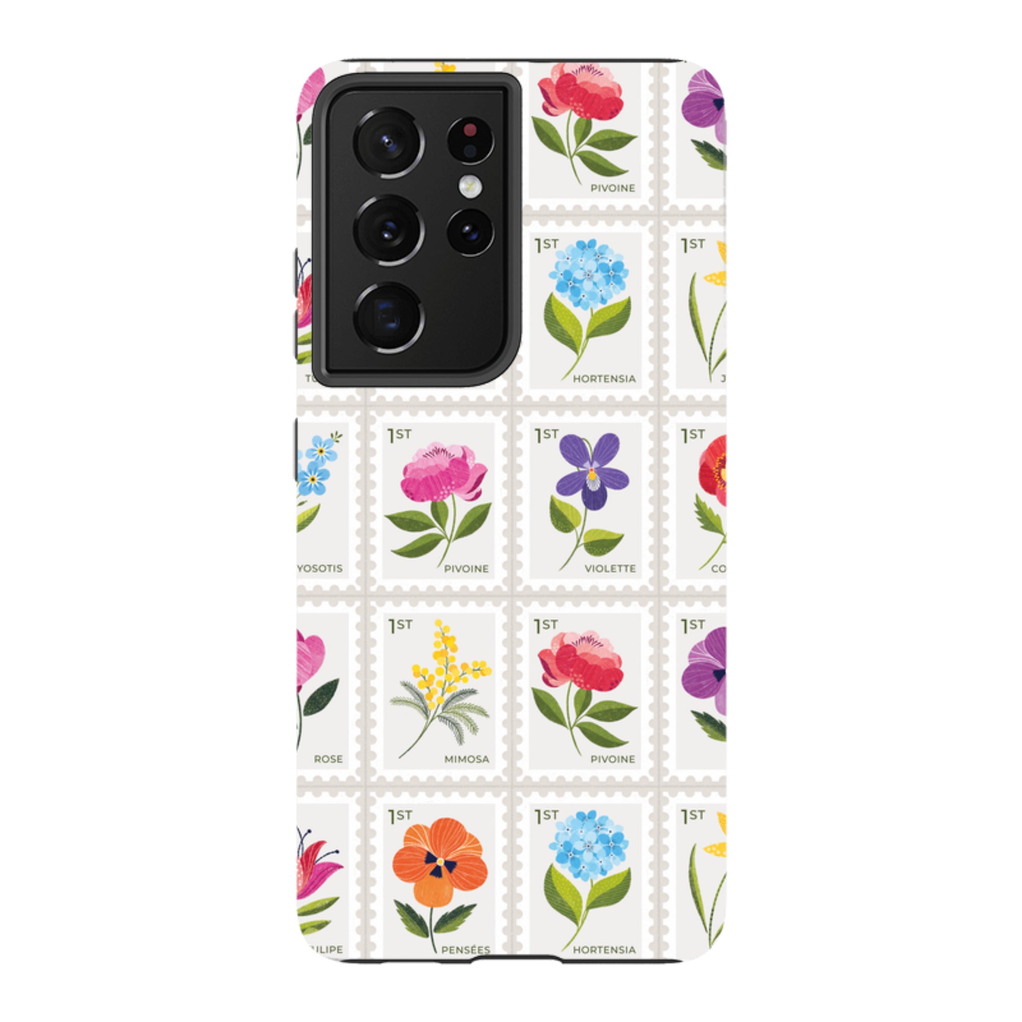 Samsung Tough Case - Floral Postage Stamps By Ali Brookes