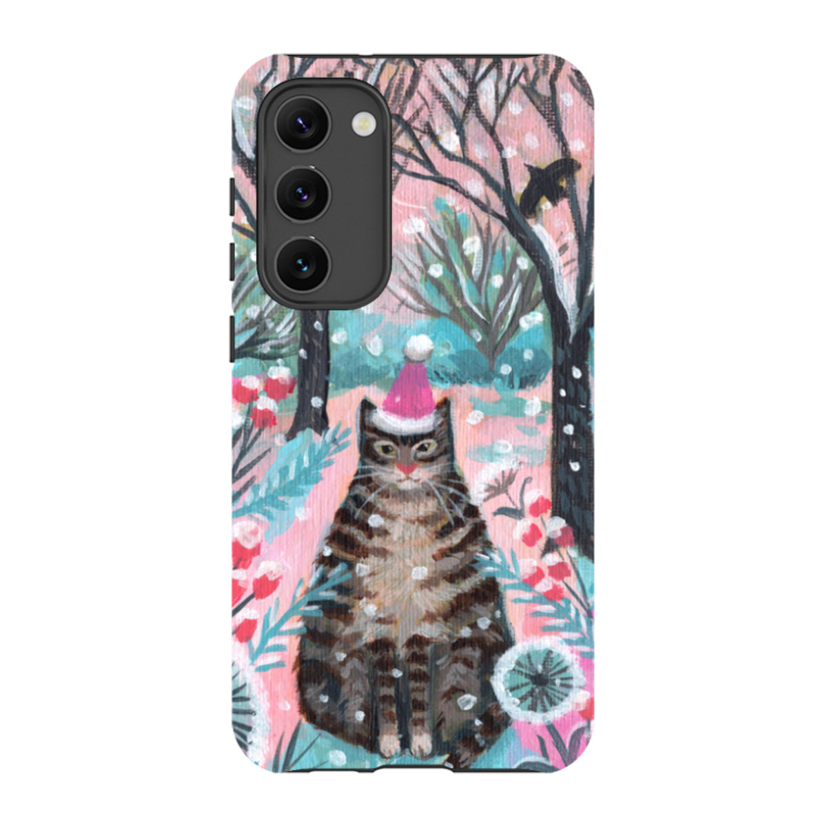 Samsung Tough Case - Snow Tabby By Mary Stubberfield