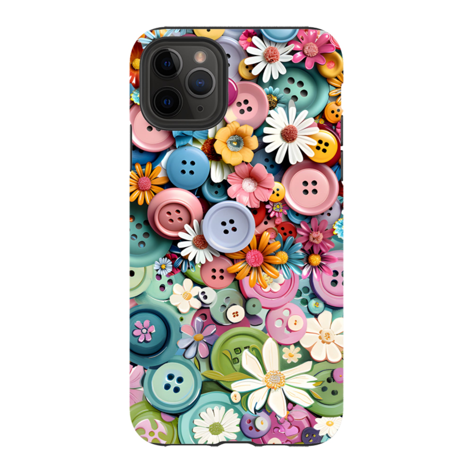 iPhone Case - Floral Buttons