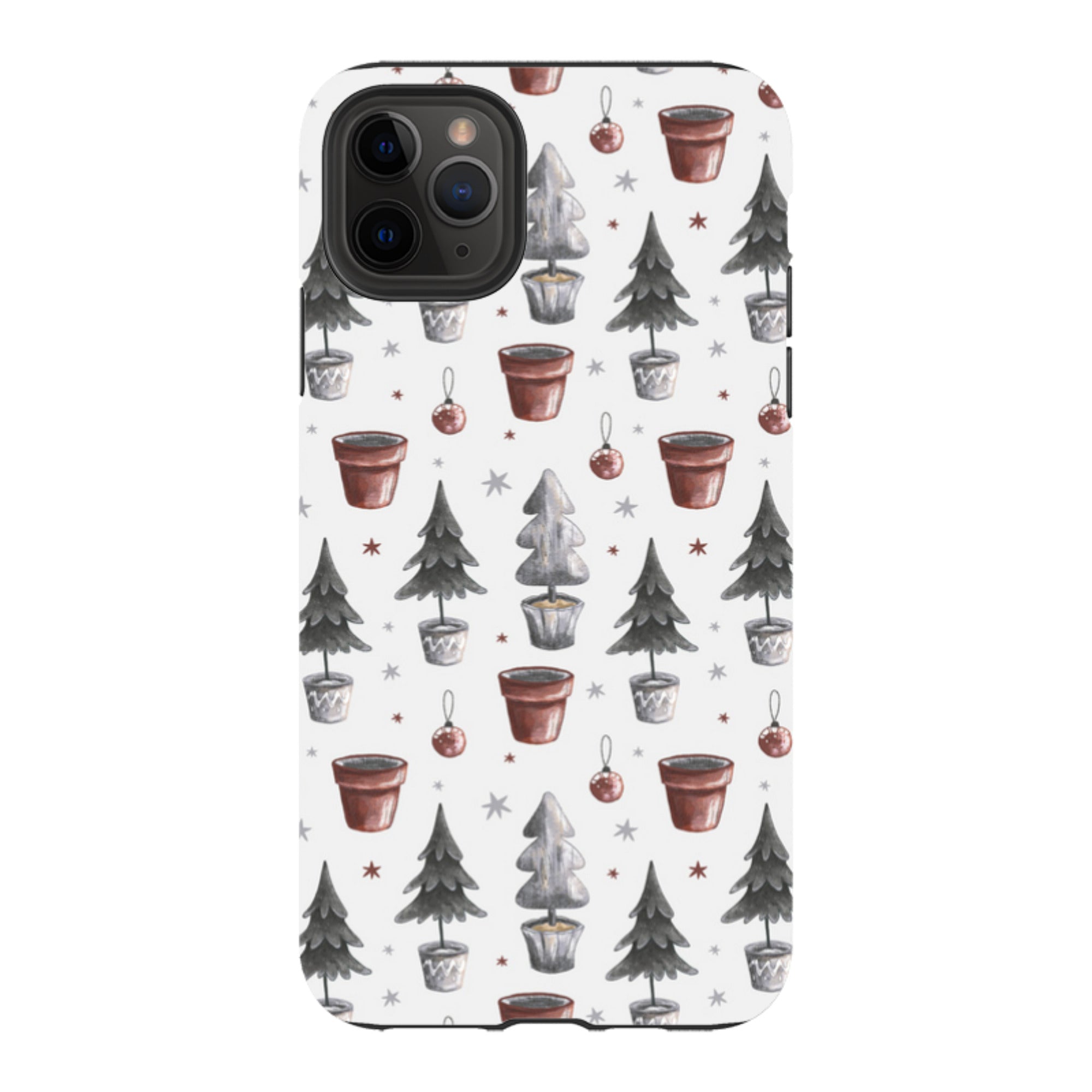 iPhone Tough Case - Xmas Tree Pattern