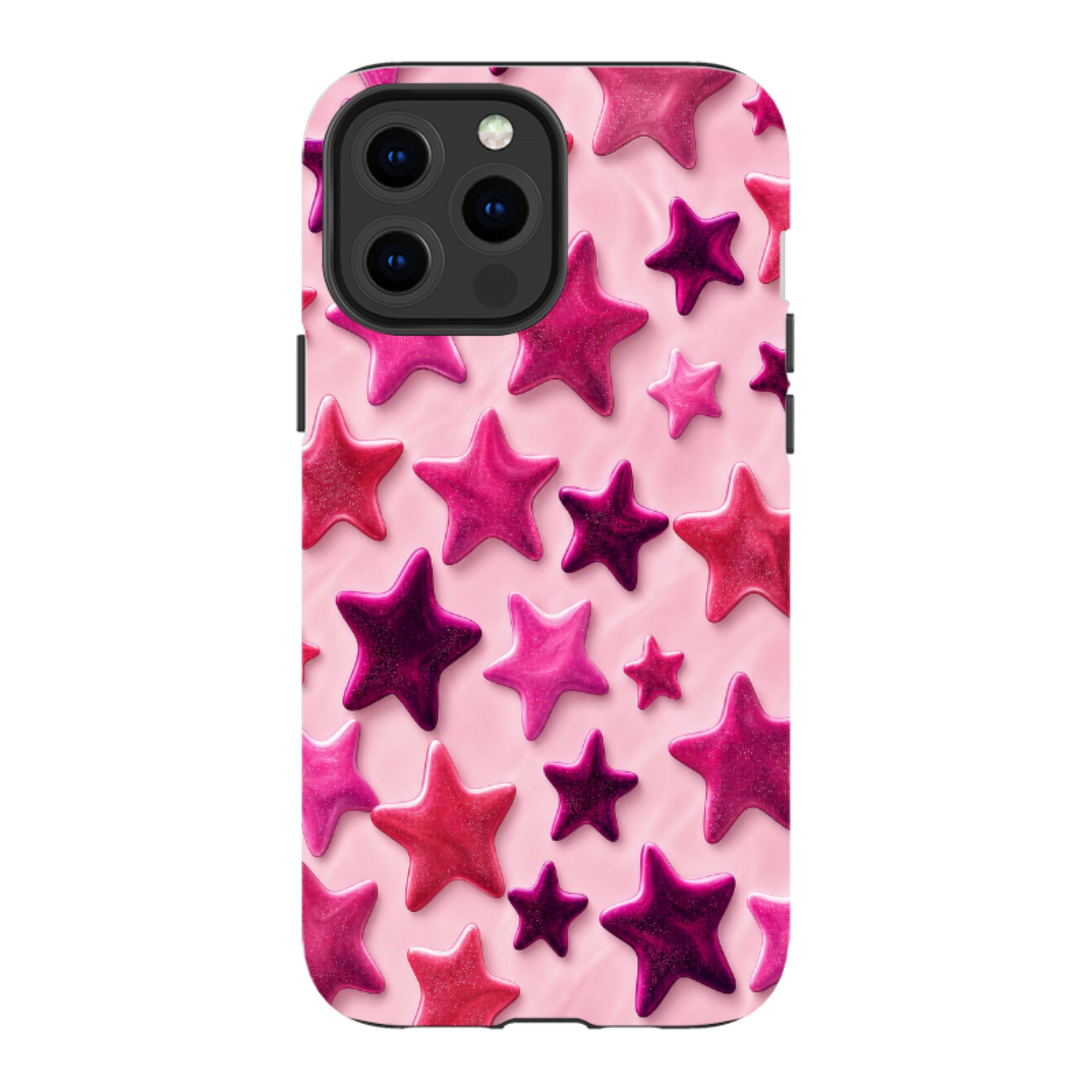 iPhone Tough Case - Fuchsia Star