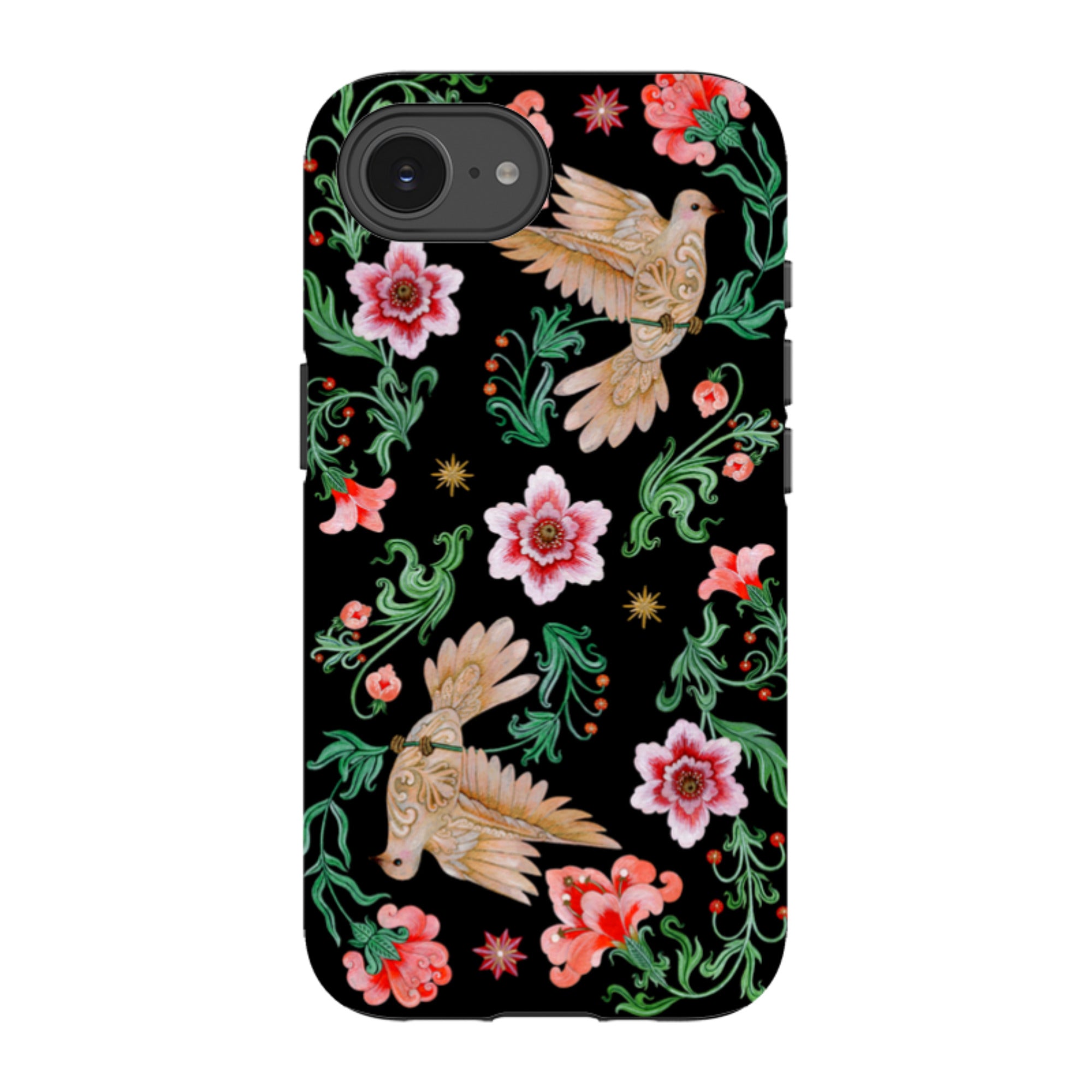 iPhone Tough  Case - Two Turtle Doves By Maria Matos