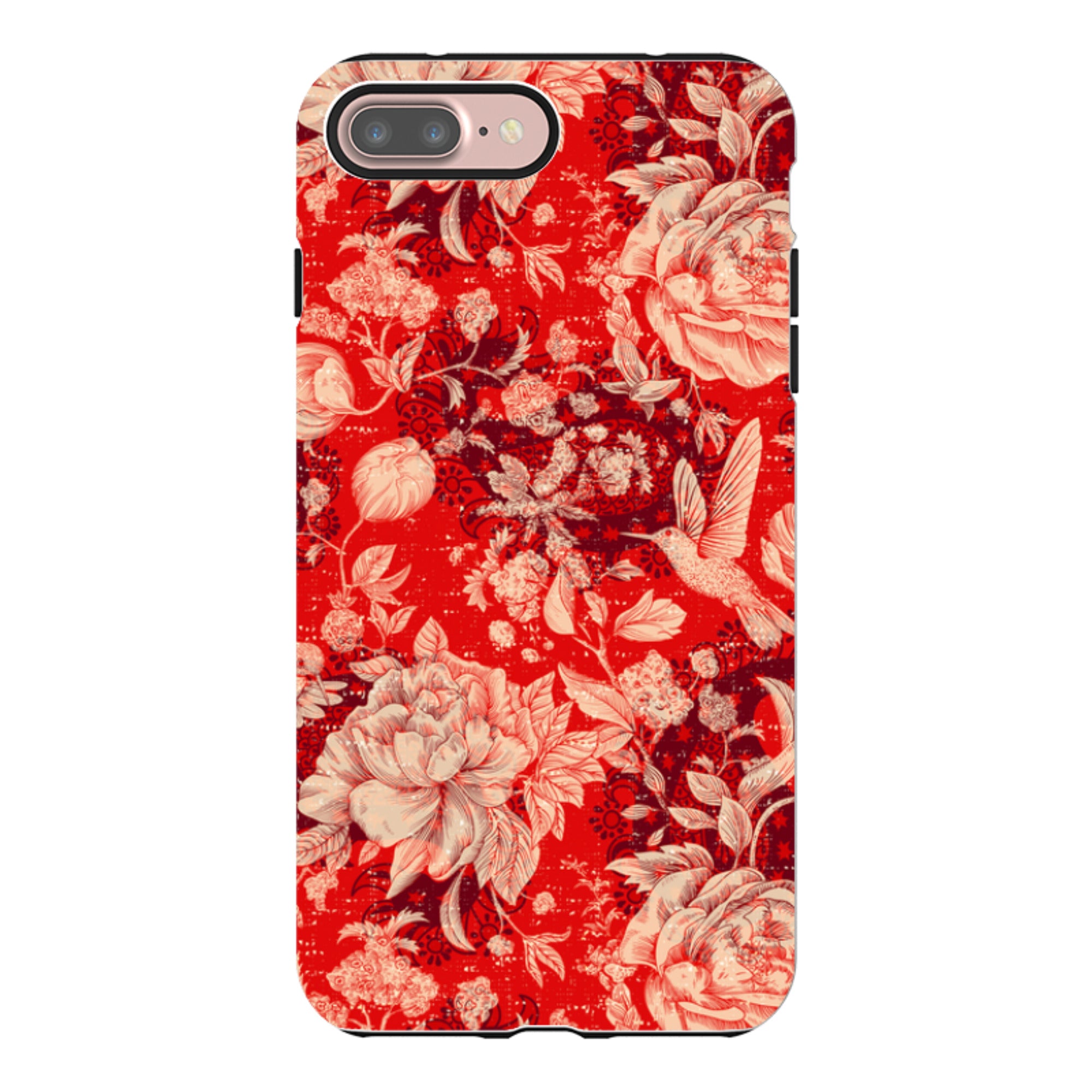 iPhone Tough Case - Red Peonies
