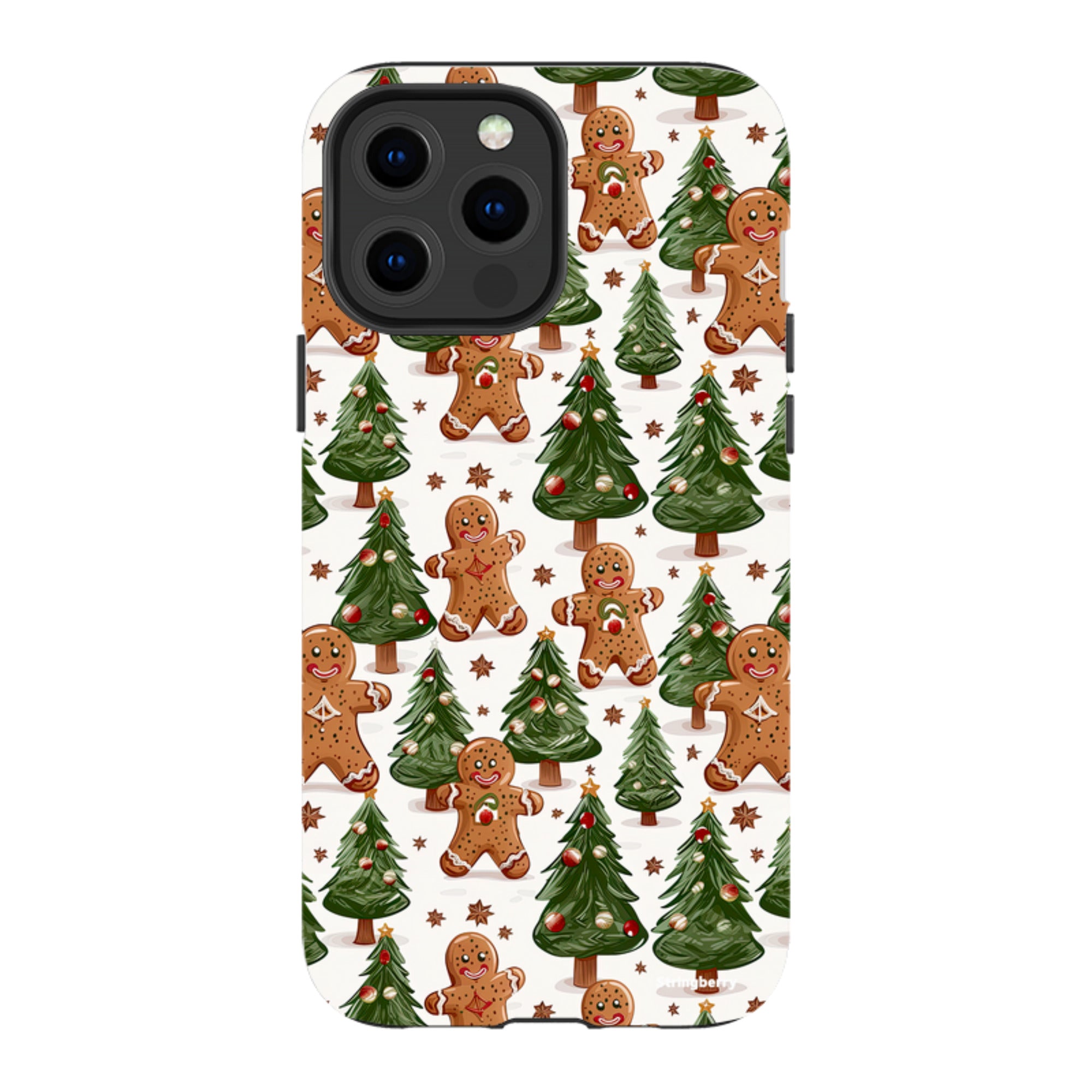 iPhone Tough Case - Ginger Bread Xmas III
