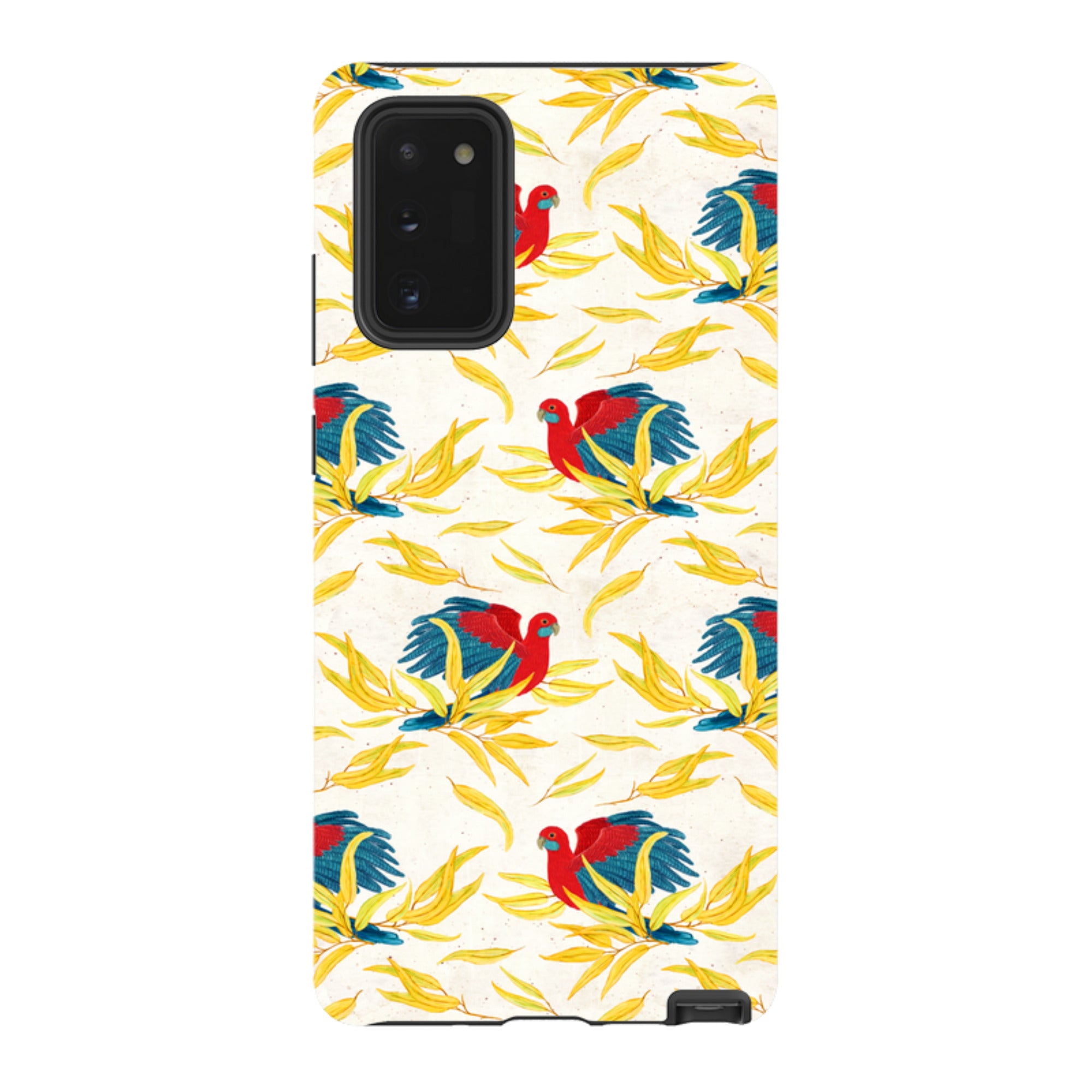 Samsung Tough Case - Crimson Rosella By Katherine Quinn
