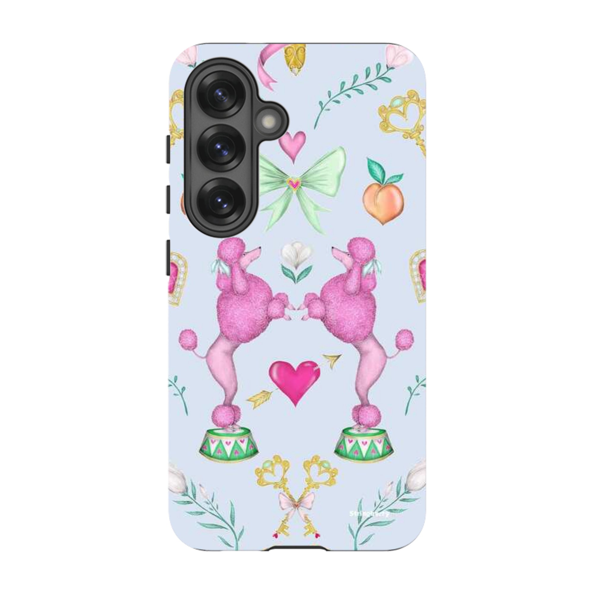 Samsung Tough Case - Pink Poodle Parlour Powder By Catherine Rowe
