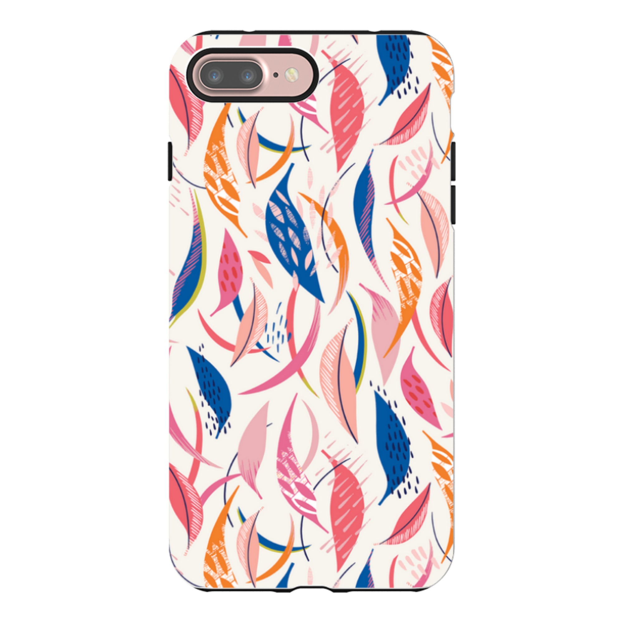 iPhone Tough Case - Flamingo Feathers By Ali Brookes
