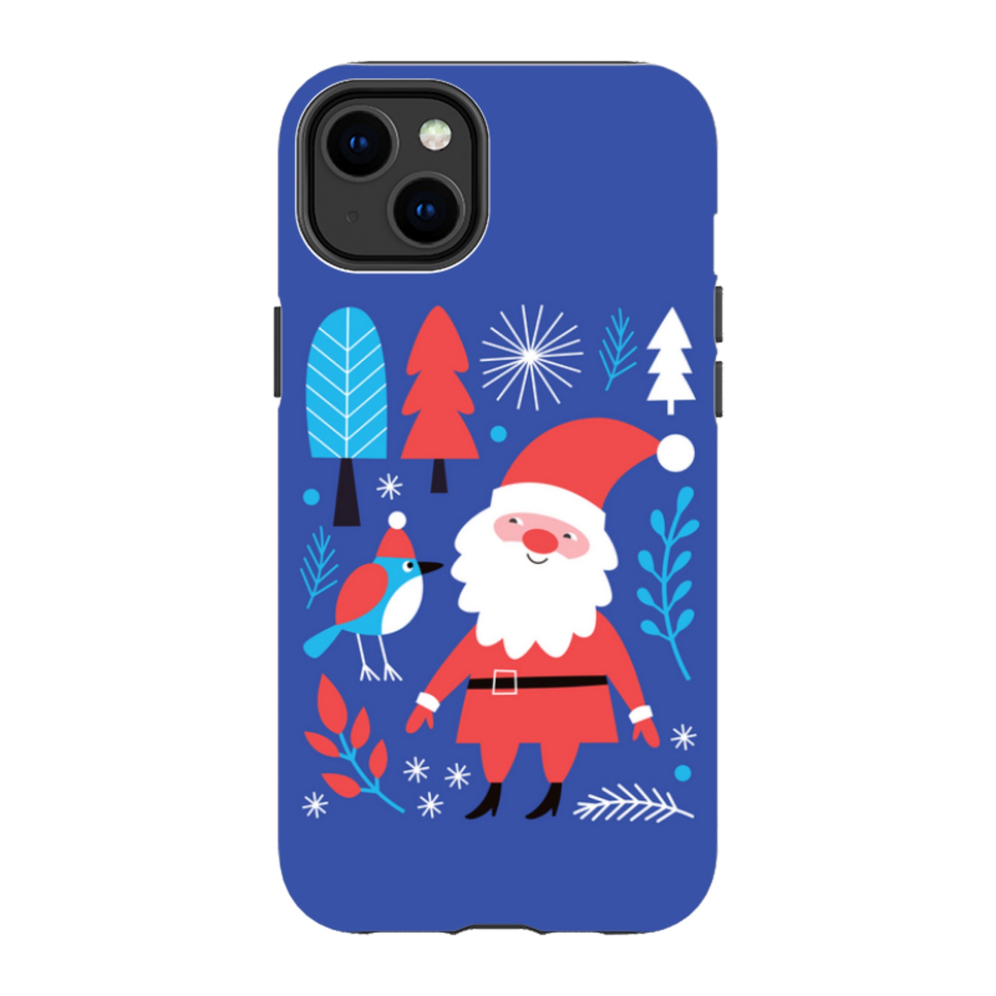 iPhone Tough Case - Santa And Bird
