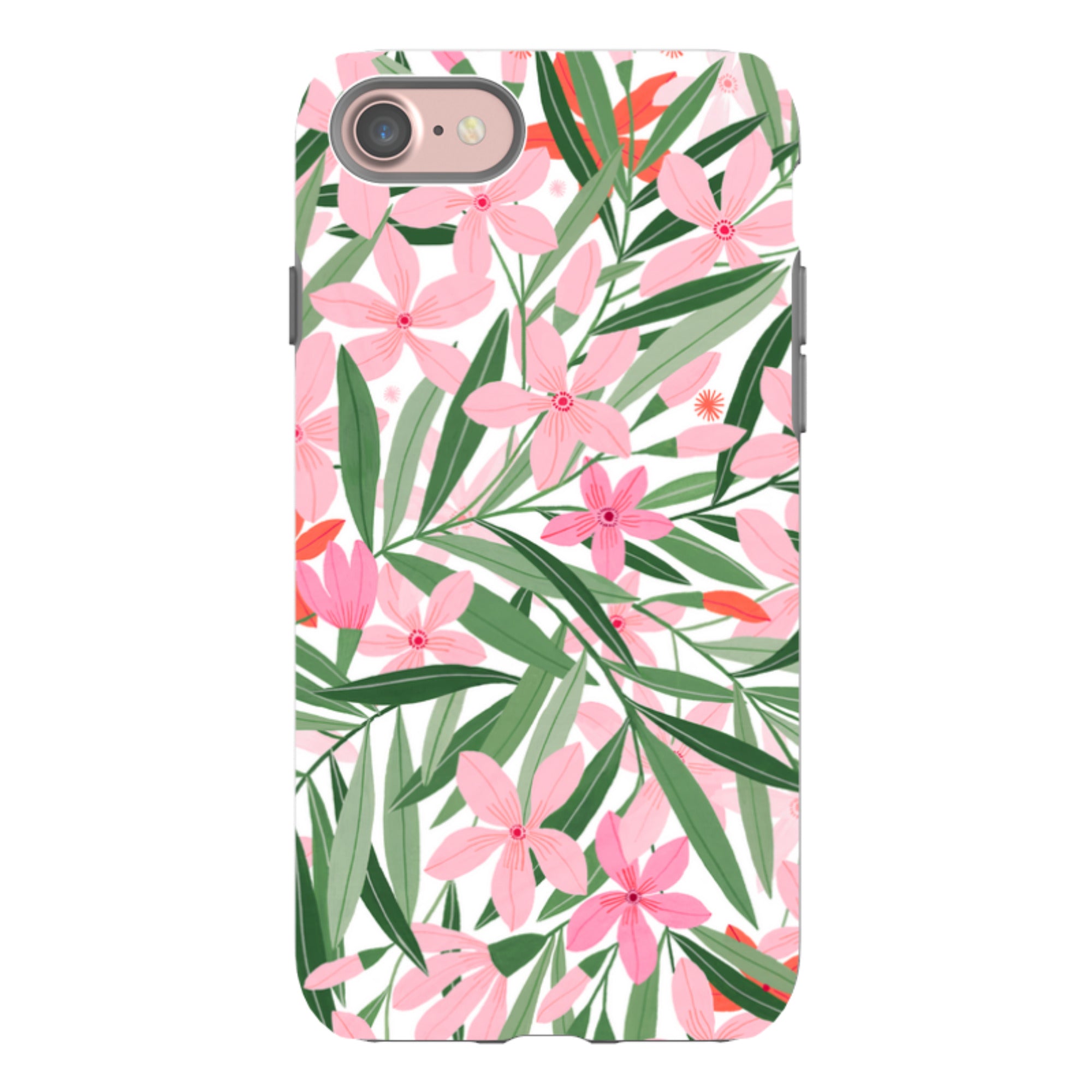 iPhone Tough Case - Oleandro Pattern By Madalina Andronic