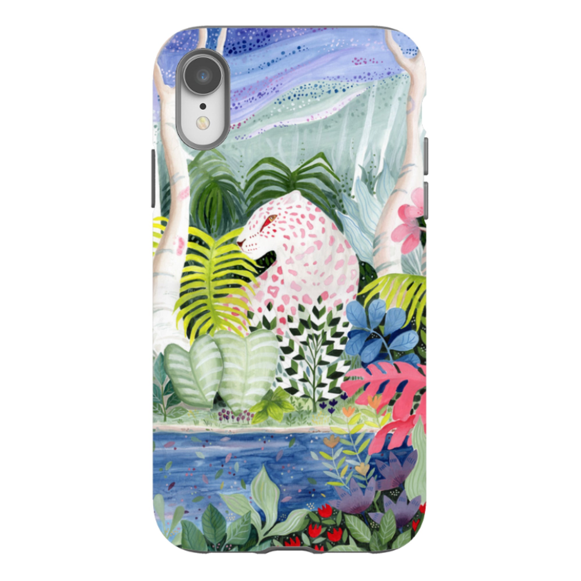 iPhone Tough Case - Cosmic Leopard By Bex Parkin