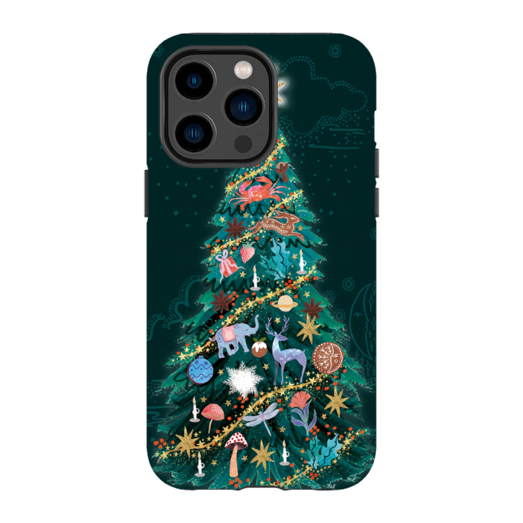 iPhone Tough Case - Kitsch Tree By Emma Frances Grant
